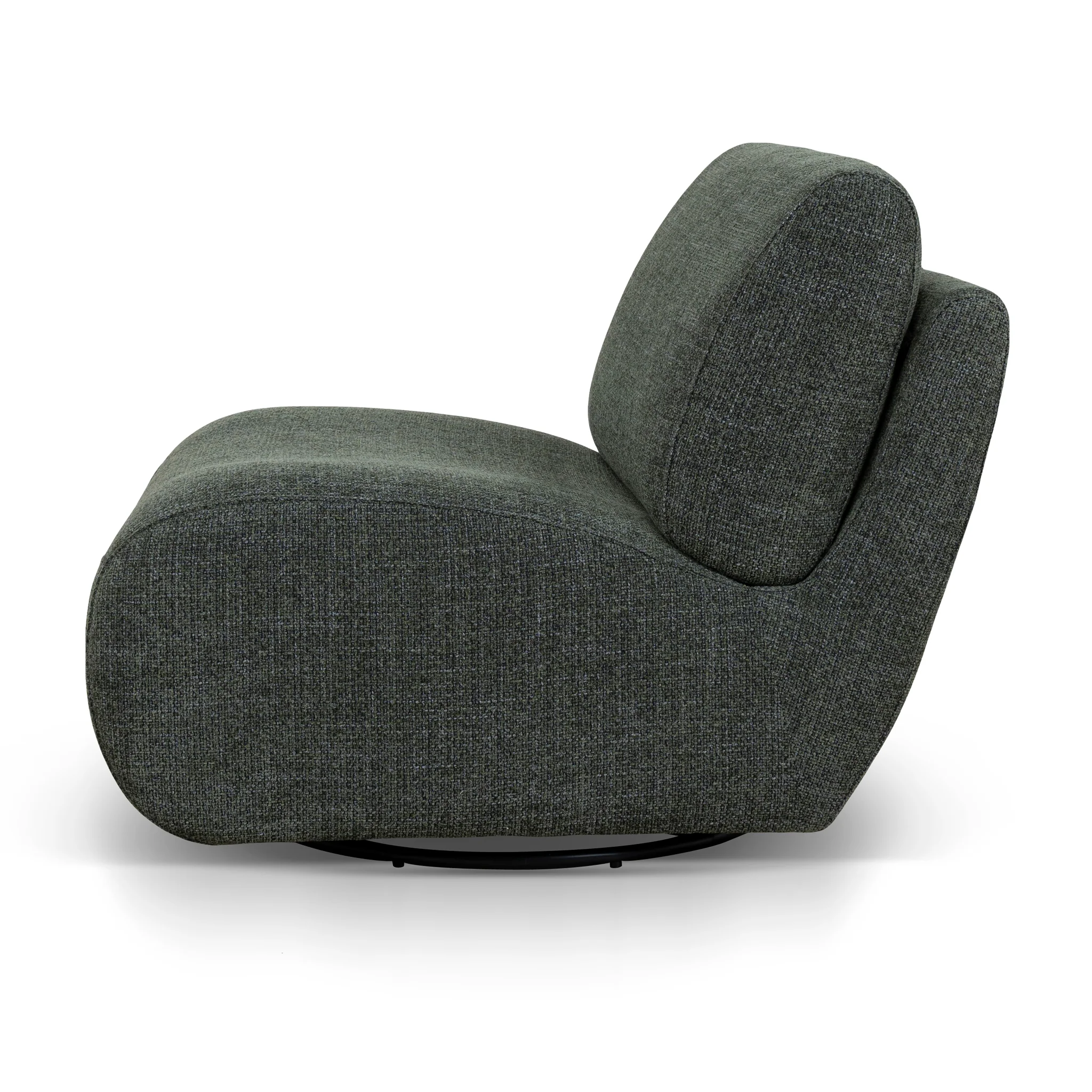 Opulence Swivel Lounge Chair - Moss Green - Image 5