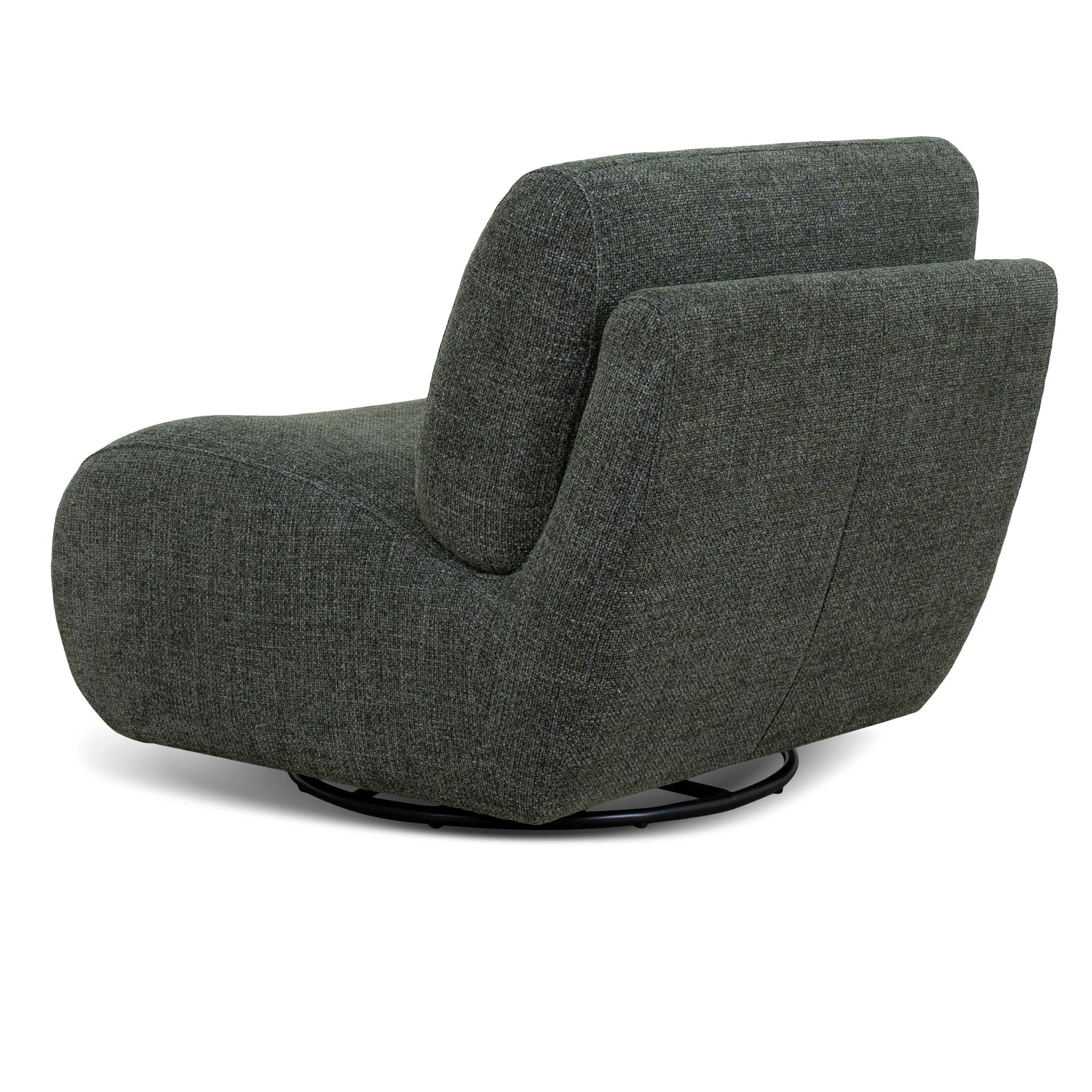 Opulence Swivel Lounge Chair - Moss Green - Image 6