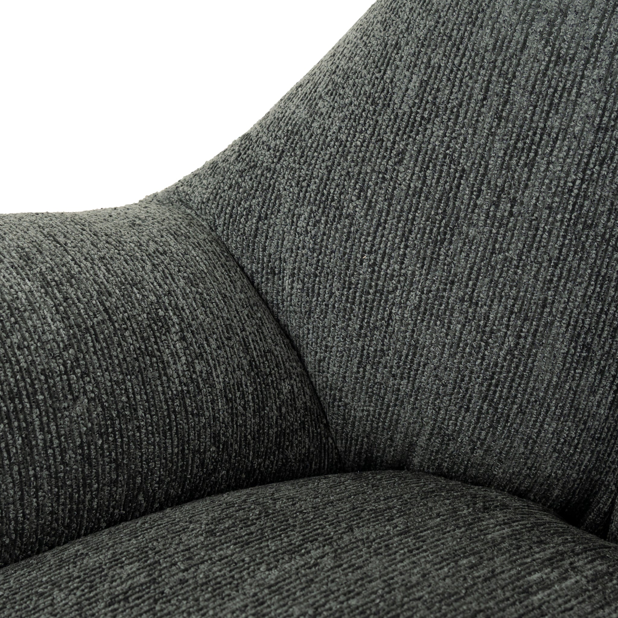 Orion Swivel Armchair - Dark Fern Green - Image 11