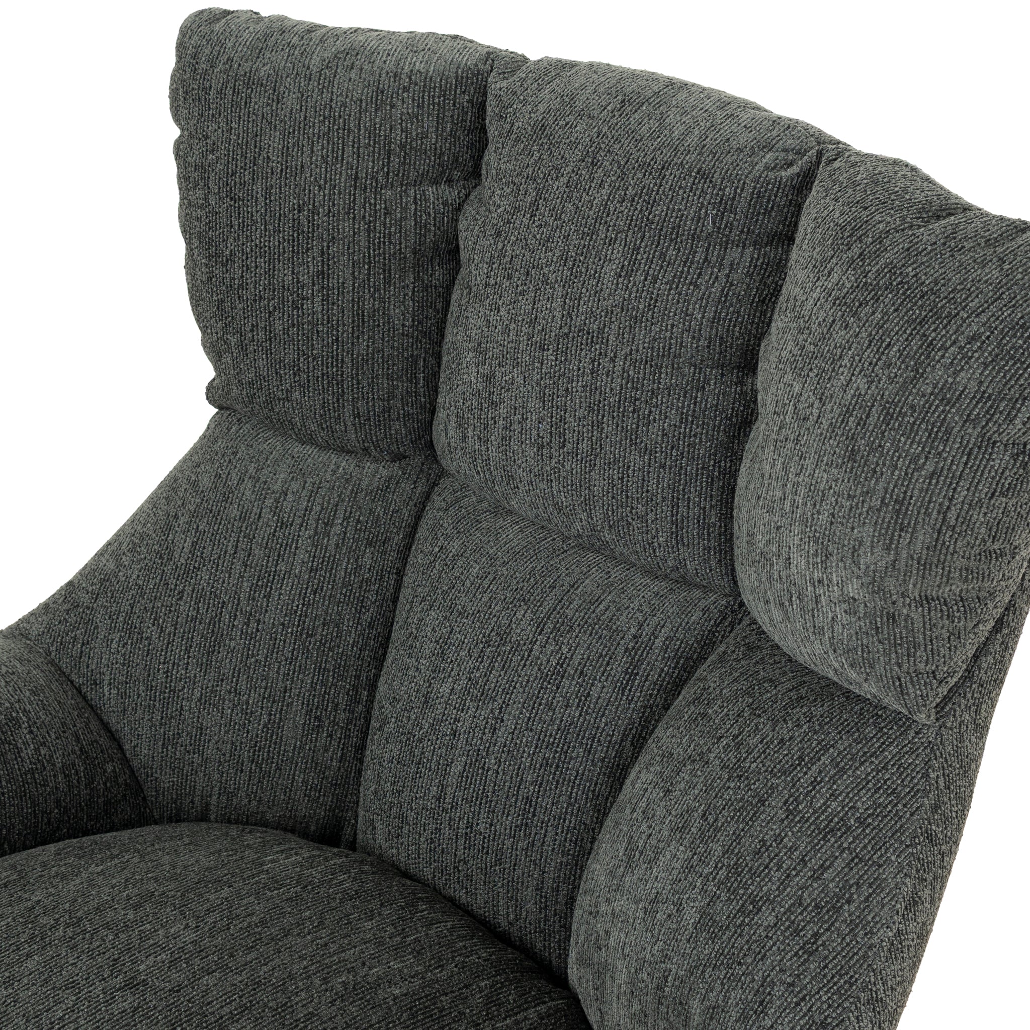 Orion Swivel Armchair - Dark Fern Green - Image 13
