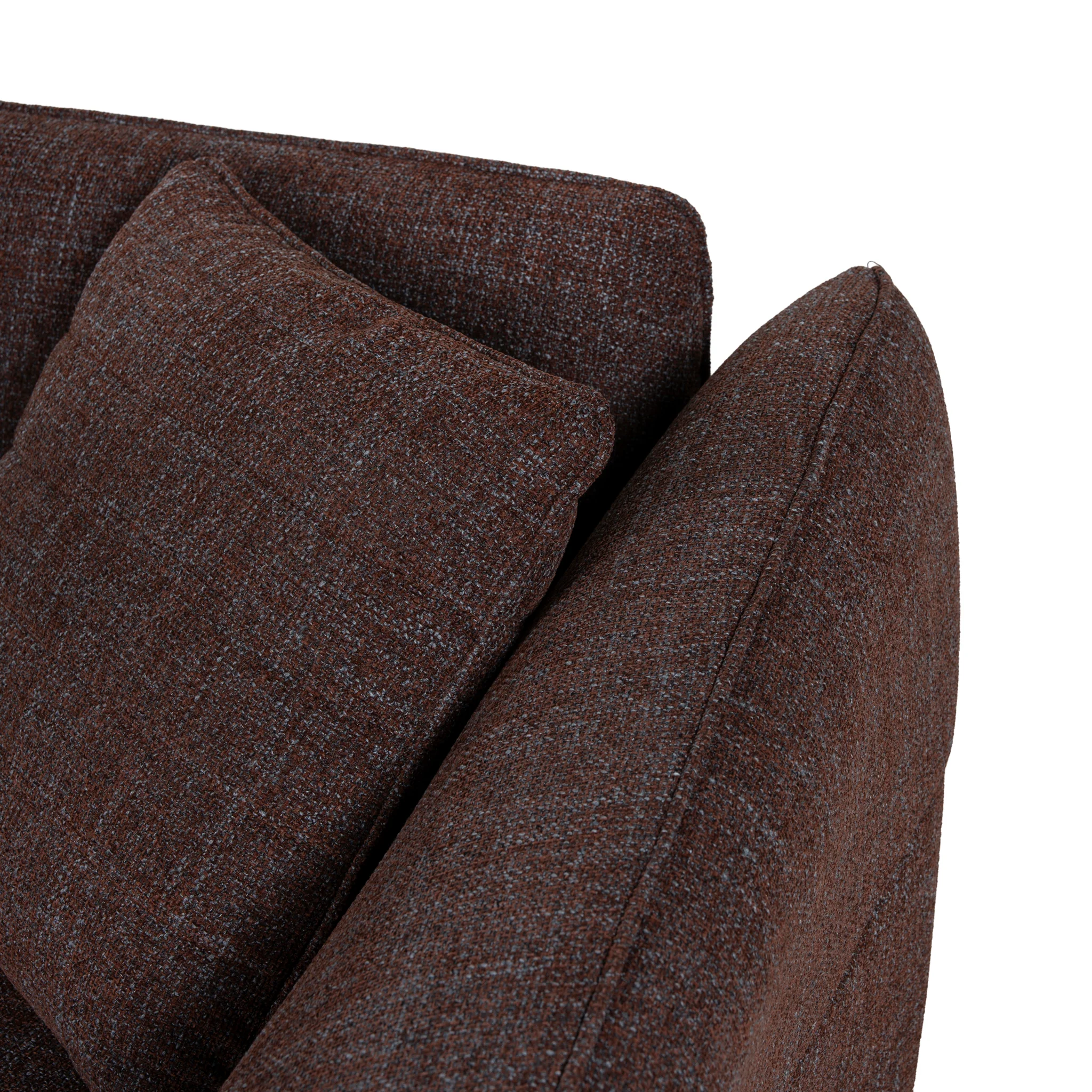 Orlan Right Open Sofa - Moss Brown - Image 10
