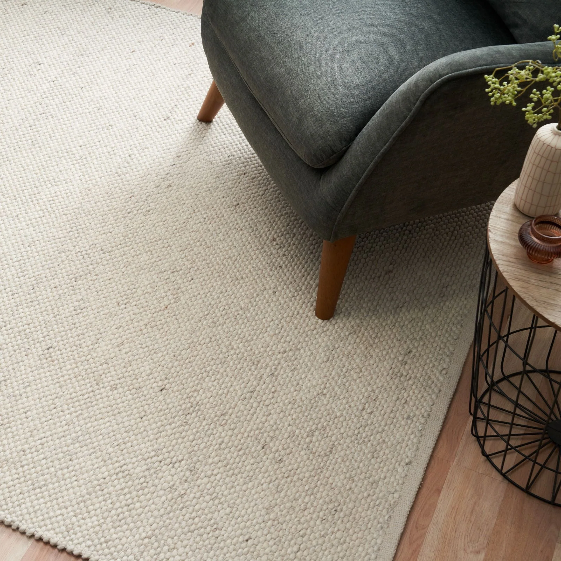 Parker New Zealand Wool Rug - Pearl - Image 2