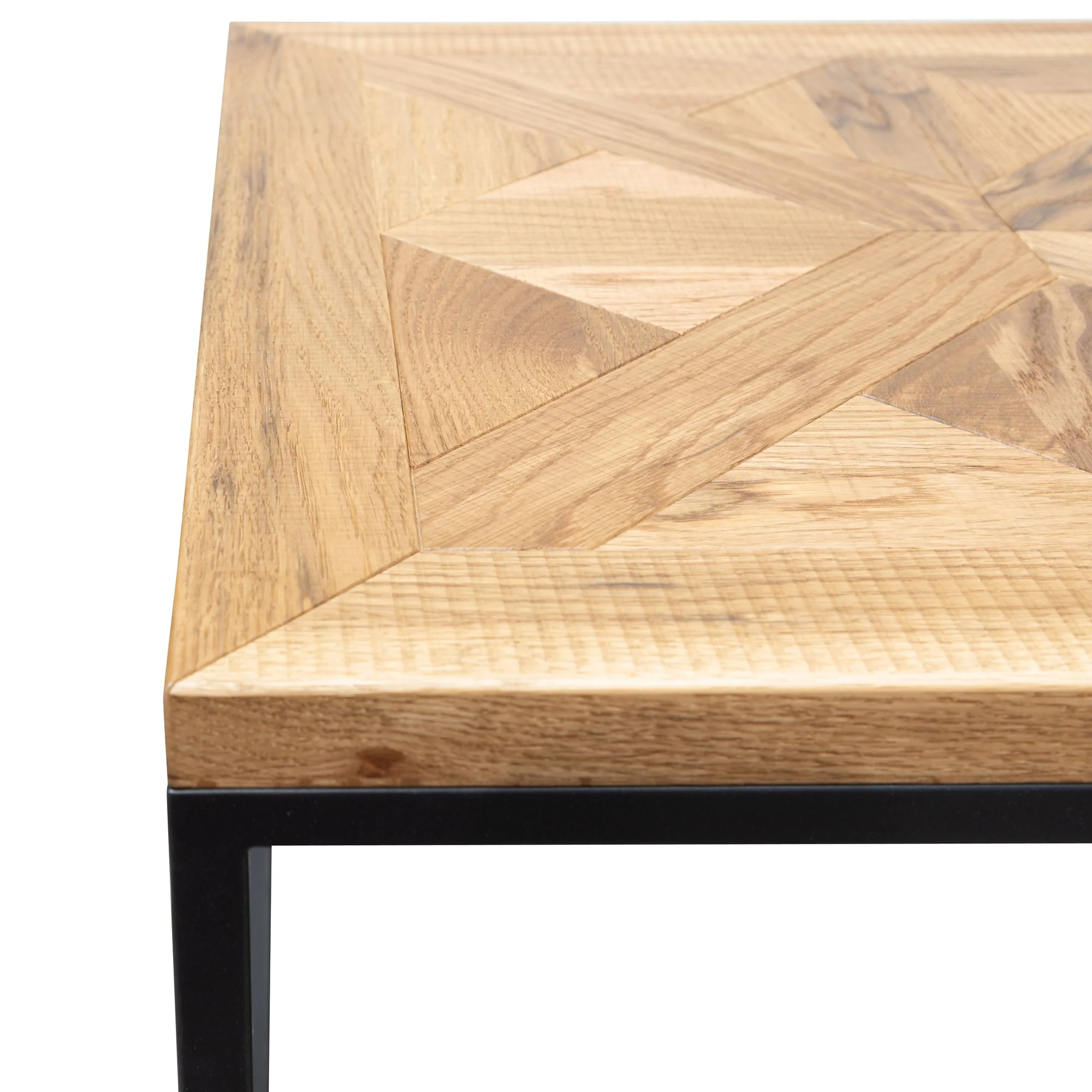Percy 114cm Coffee Table - European Knotty Oak and Peppercorn - Image 7