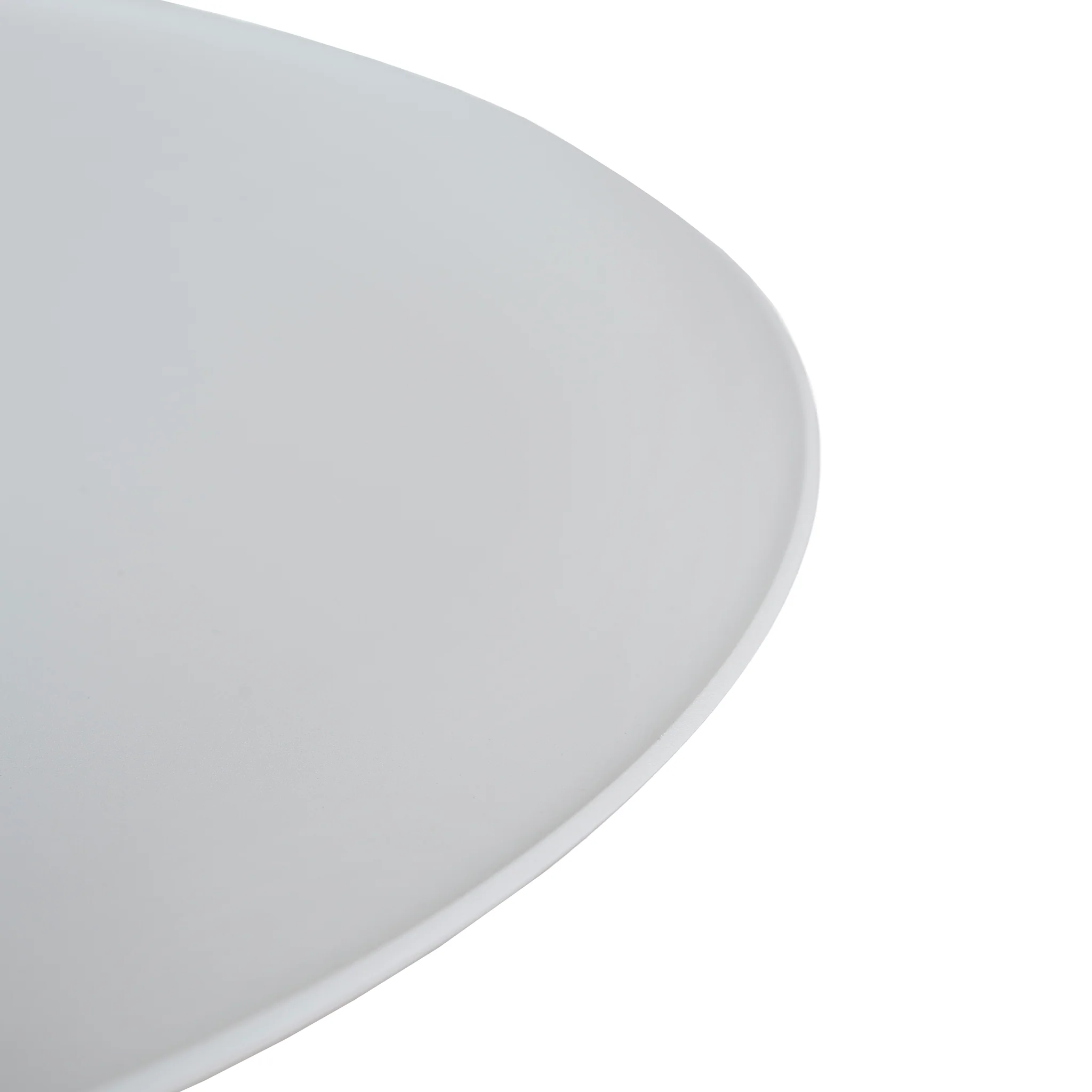 Pravina 45cm Matte White Side Table - Travertine - Image 6