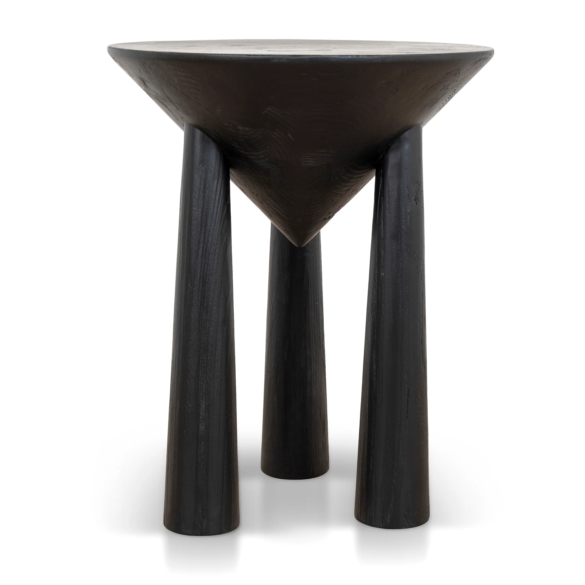 Prestige 45cm Round Side Table - Full Black - Image 2