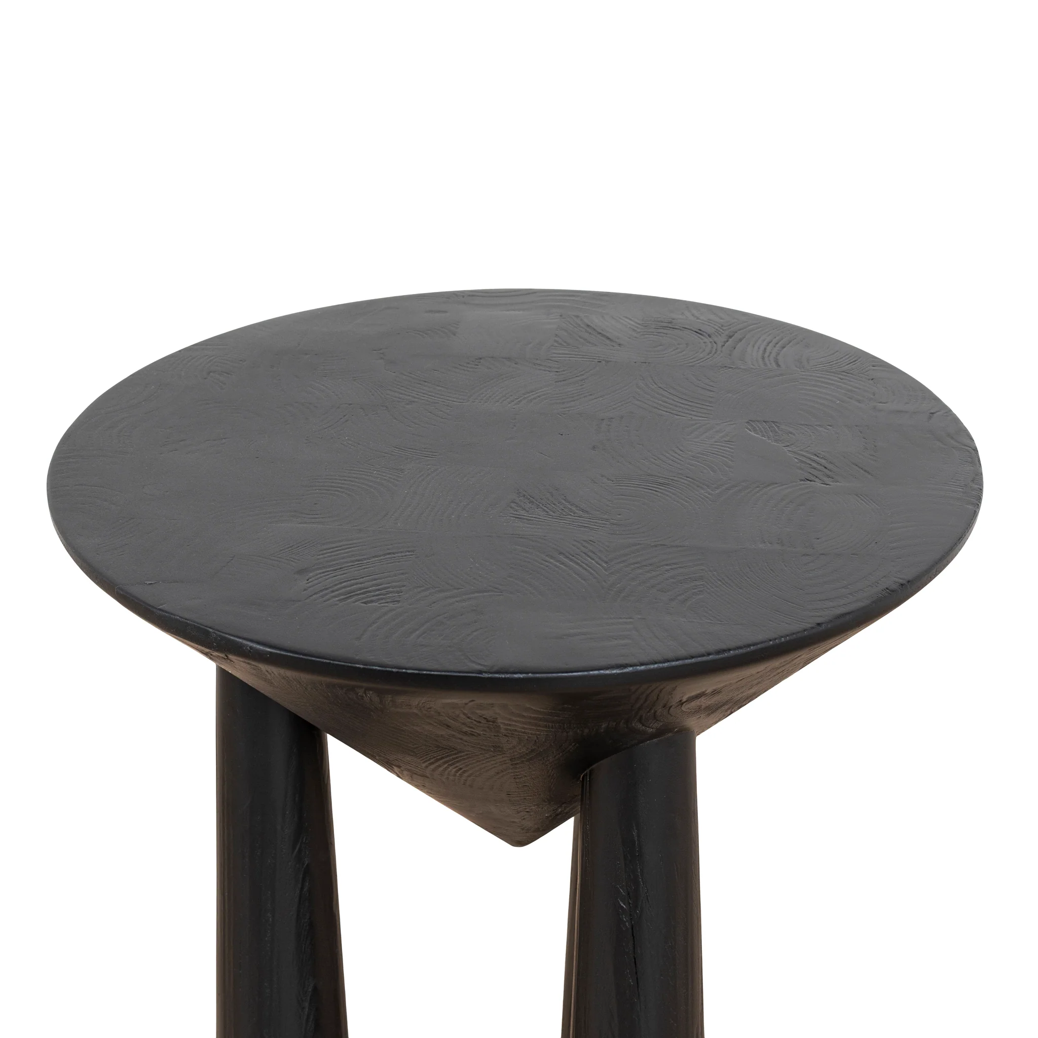 Prestige 45cm Round Side Table - Full Black - Image 7