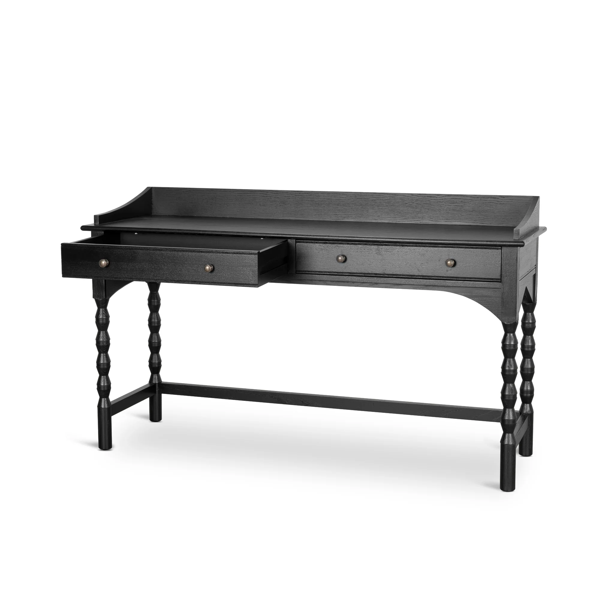 Primrose 1.45m Console Table - Black - Image 7