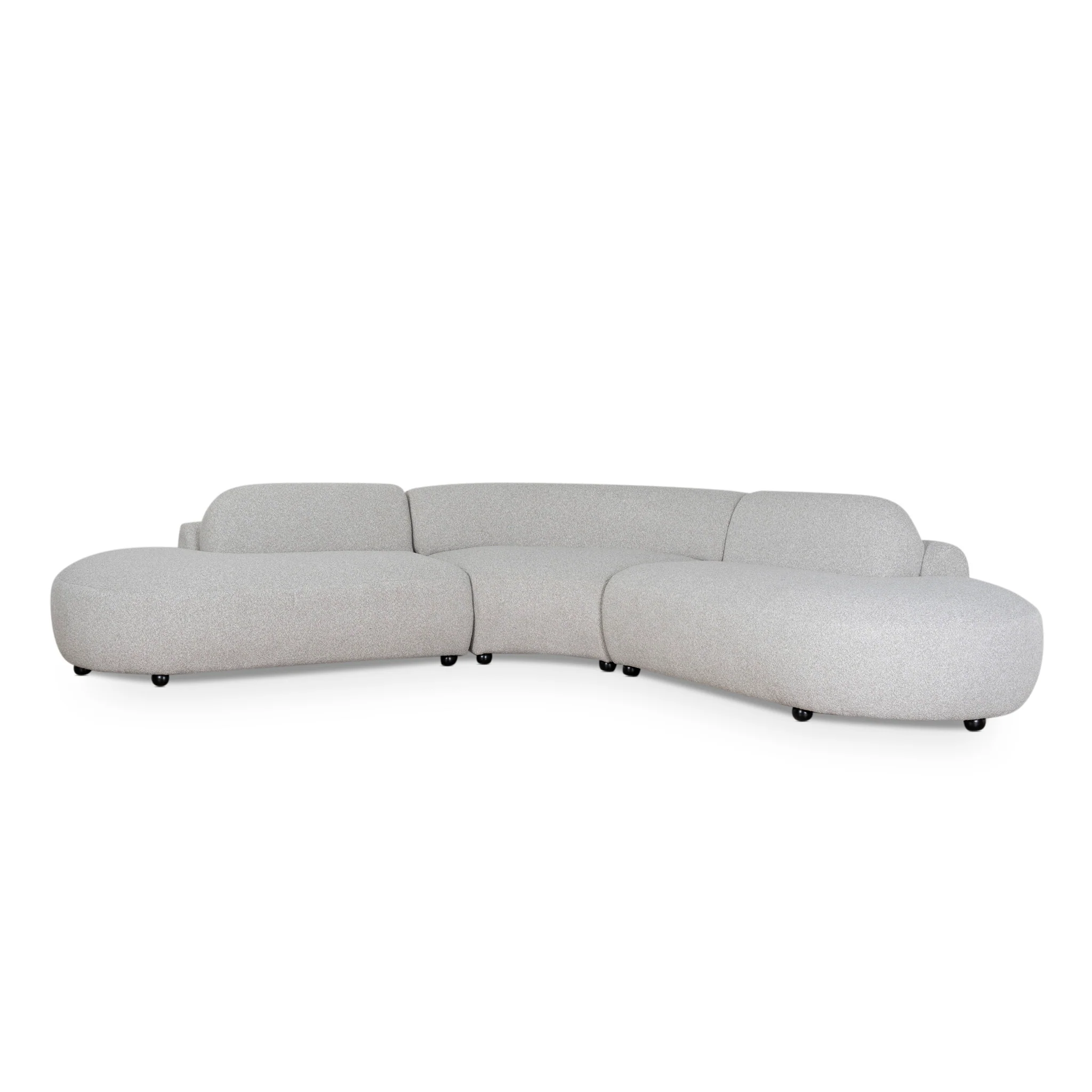 Ramiro Corner Sofa - Clay Grey - Image 2