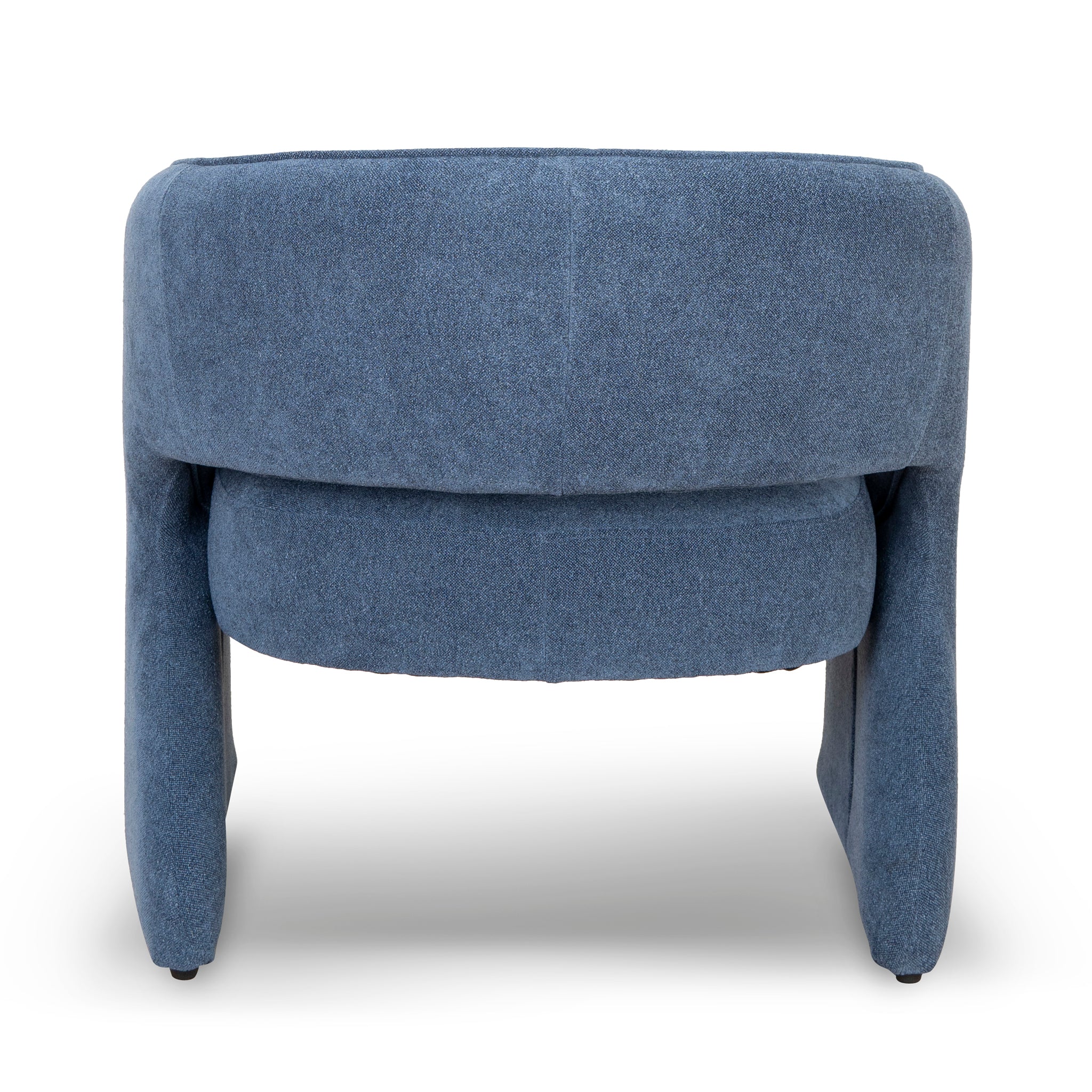 Renata Fabric Armchair - Navy Blue - Image 5
