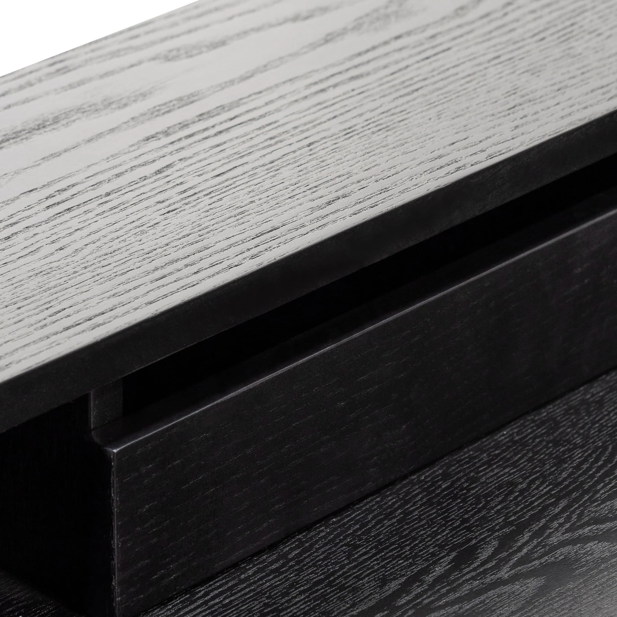 Reva Wooden Home Office Desk - Black - Image 6