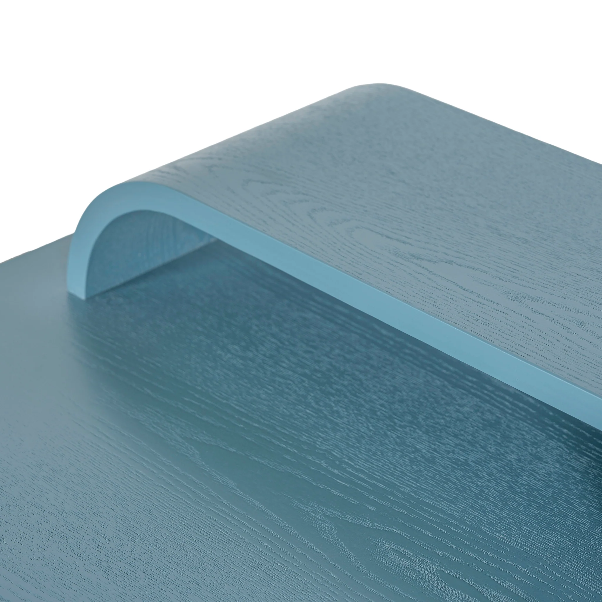 Reva Wooden Home Office Desk - Light Blue - Image 10