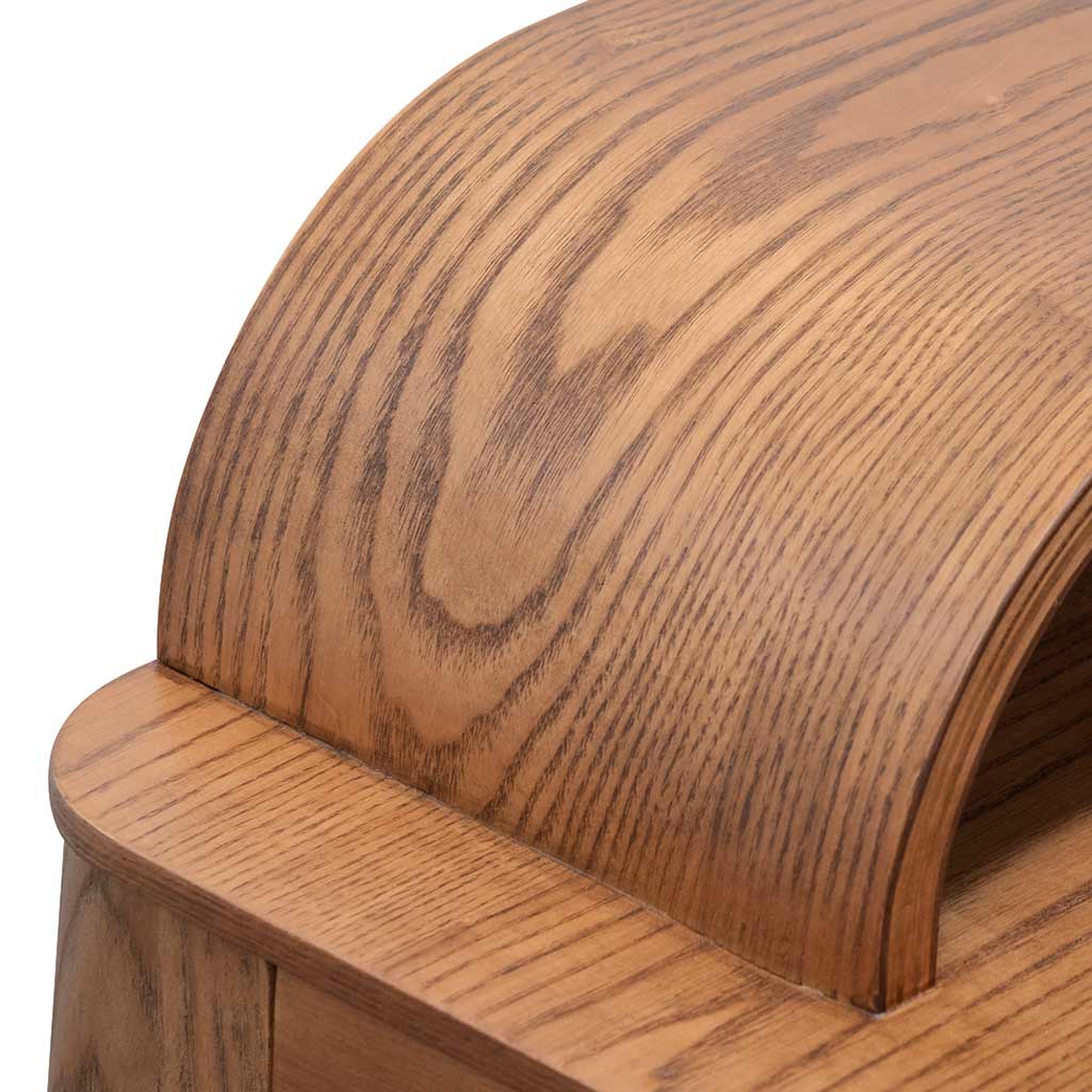 Reva Wooden Home Office Desk - Walnut - Image 5