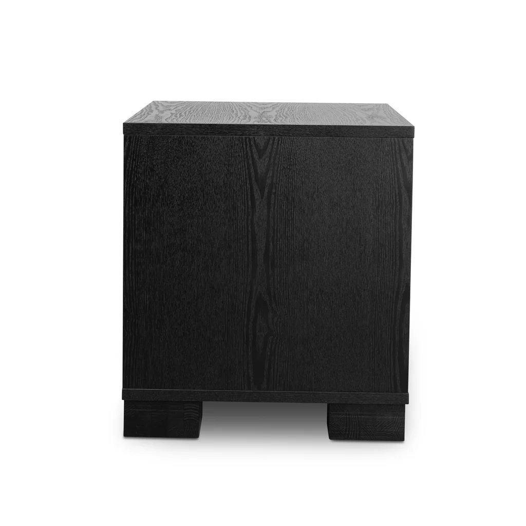 Riley Bedside Table - Full Black - Image 3