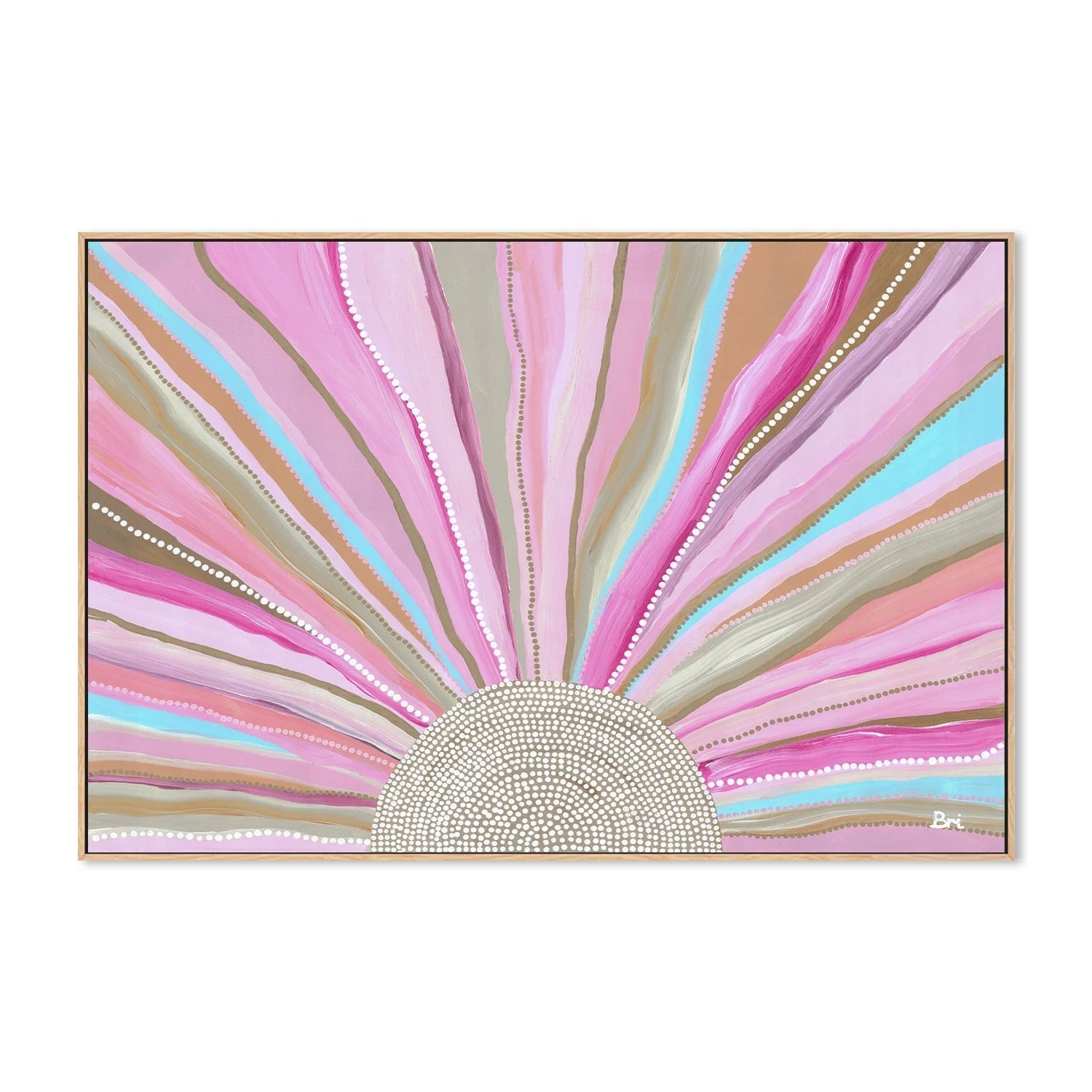Rising Sun, Bold Pink Tones, By Bri Chelman - Image 5
