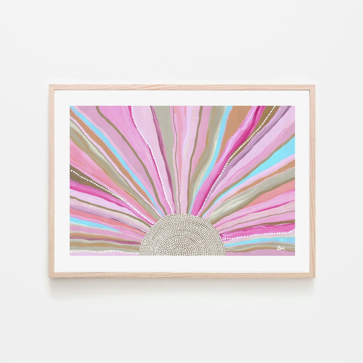 Rising Sun, Bold Pink Tones, By Bri Chelman - Image 7