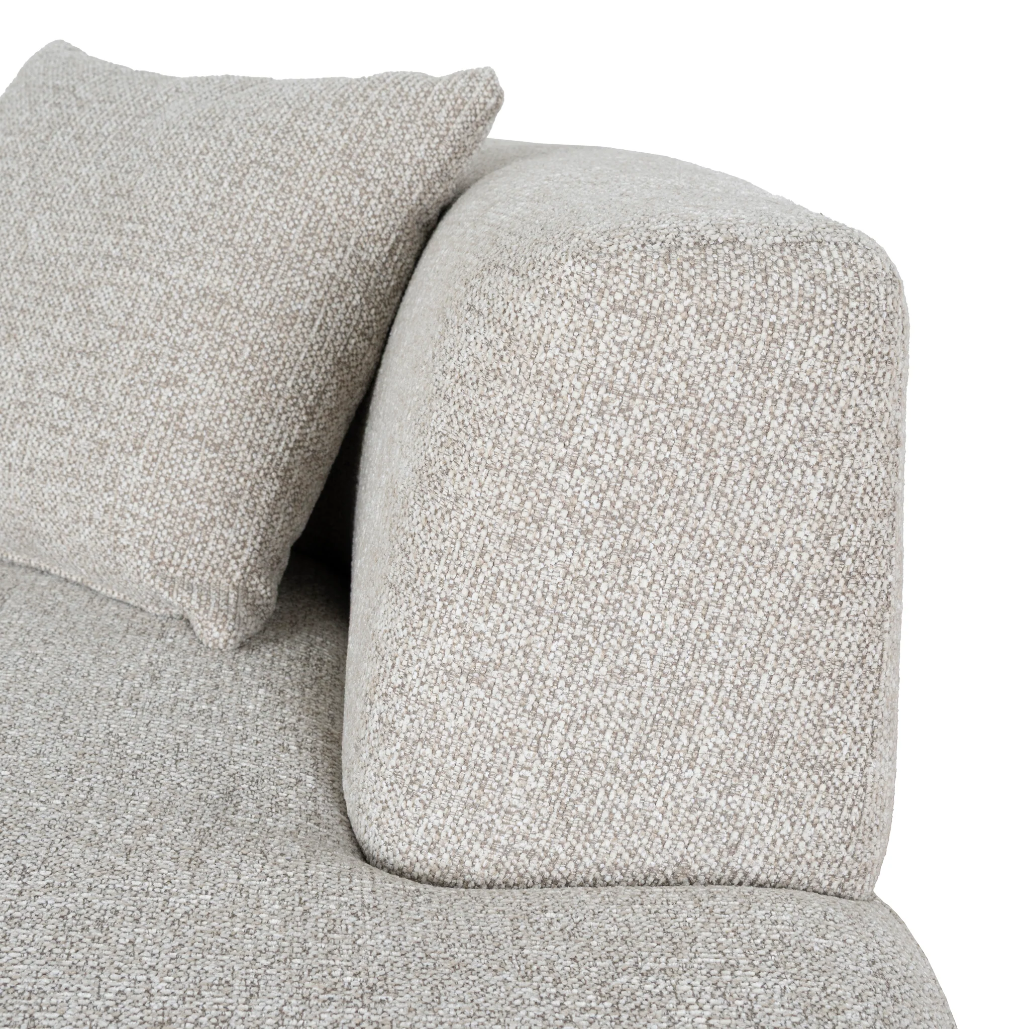 Roly Modular Left Chaise Sofa - Coral Natural Linen - Image 14