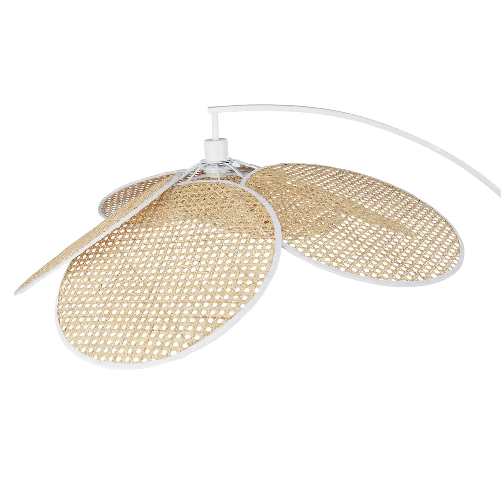 Roselia Floor Lamp - Natural & White - Image 4