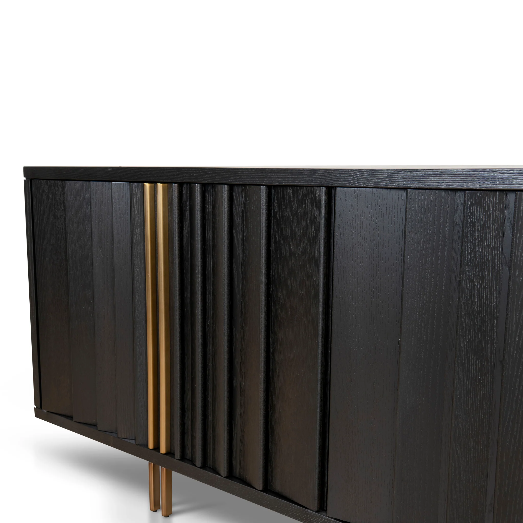 Roshan 2m Buffet Unit - Textured Espresso Black - Image 11