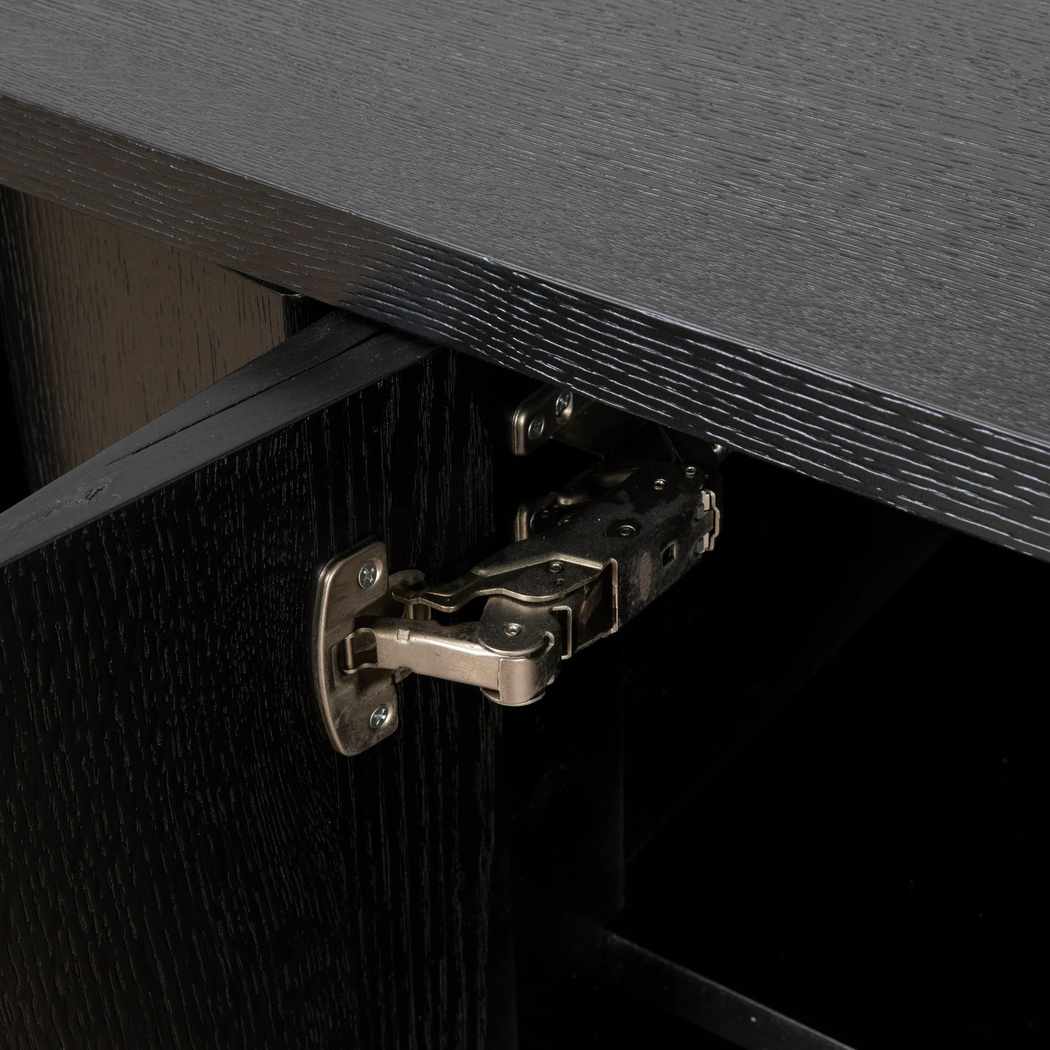 Roshan 2m Buffet Unit - Textured Espresso Black - Image 17
