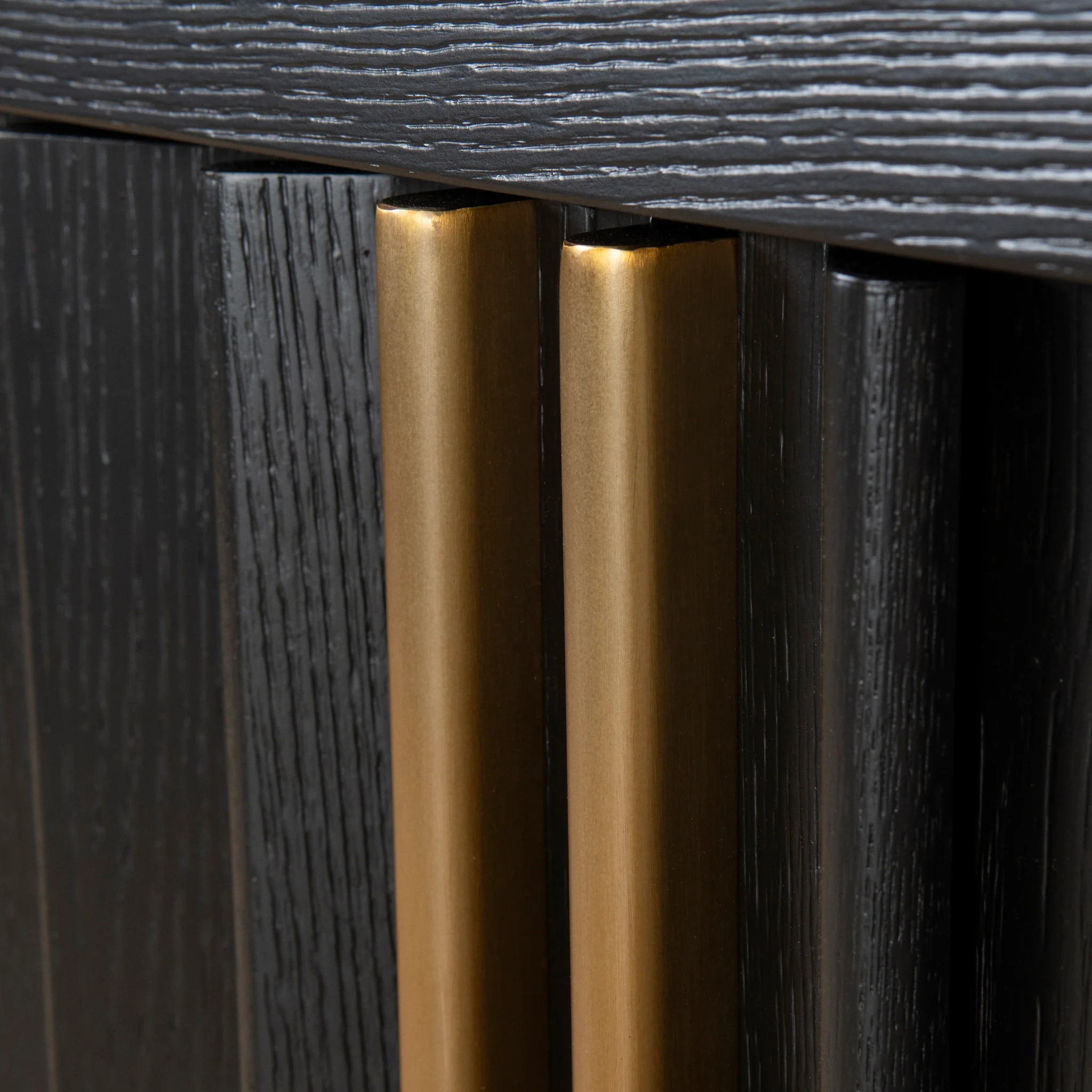Roshan 2m Buffet Unit - Textured Espresso Black - Image 8