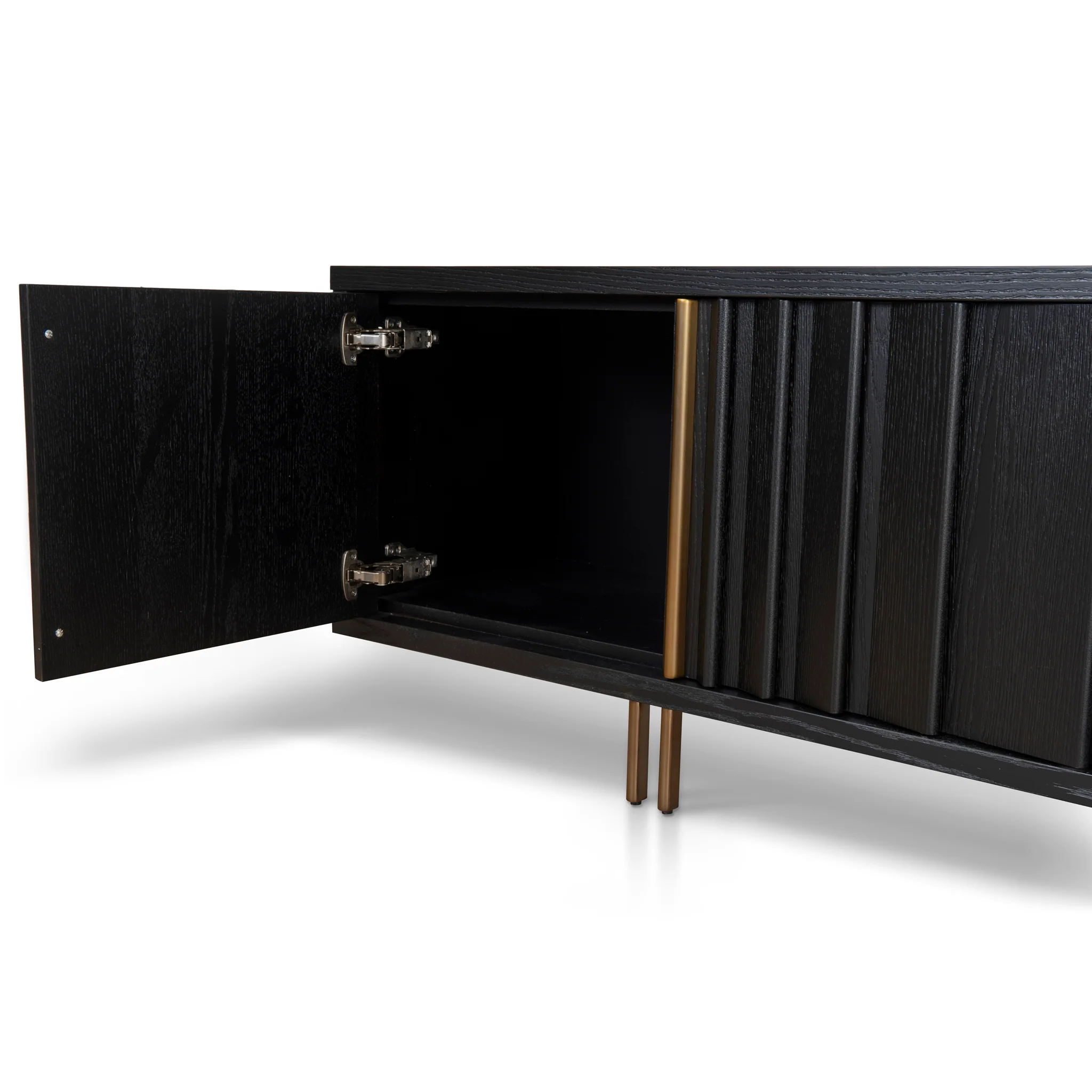 Roshan 2m TV Entertainment Unit - Textured Espresso Black - Image 14