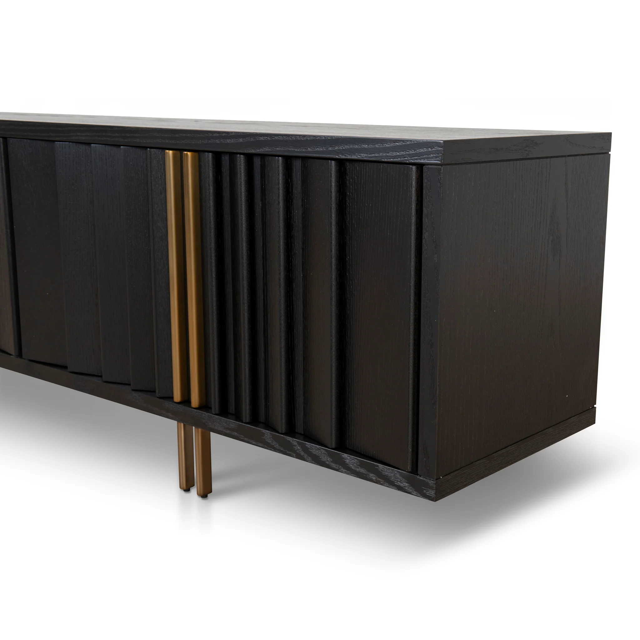 Roshan 2m TV Entertainment Unit - Textured Espresso Black - Image 7