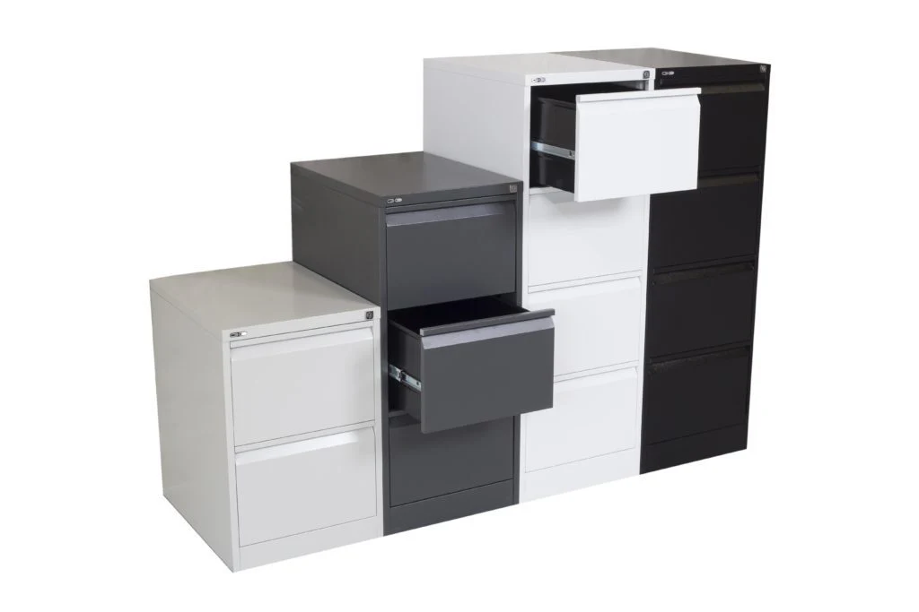 Rotom Standing 4 Drawer Filing Cabinet - White - Image 4