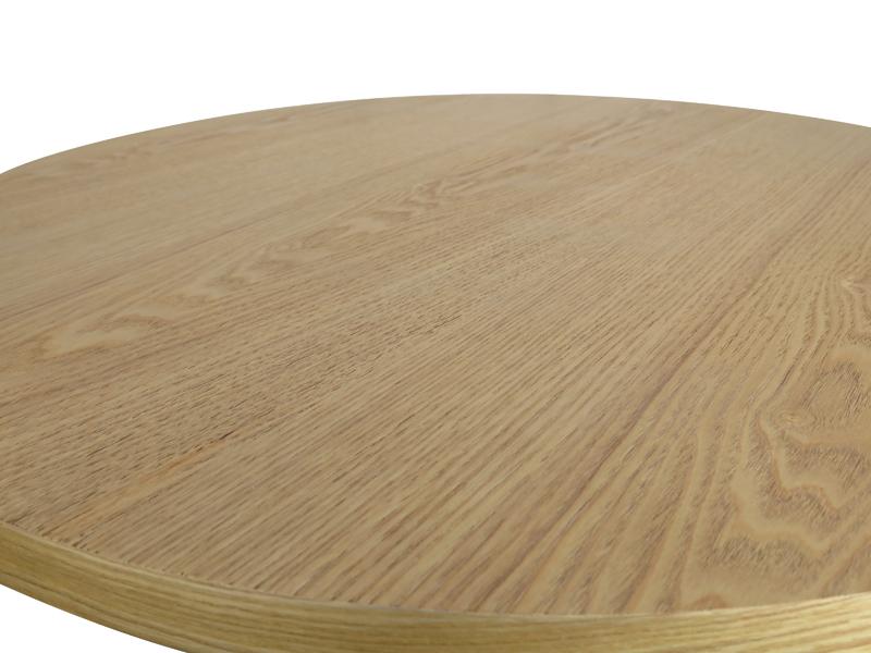 Trestra 80cm Round Dining Table - Natural - Image 4