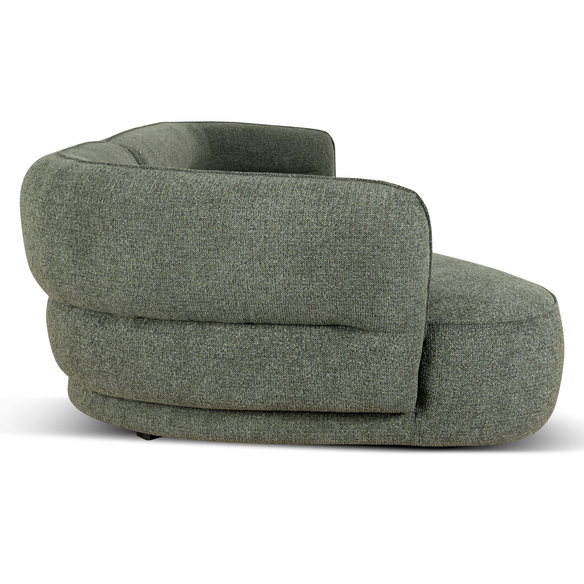 Rowe Left Chaise Sofa - Coral Dark Green - Image 6