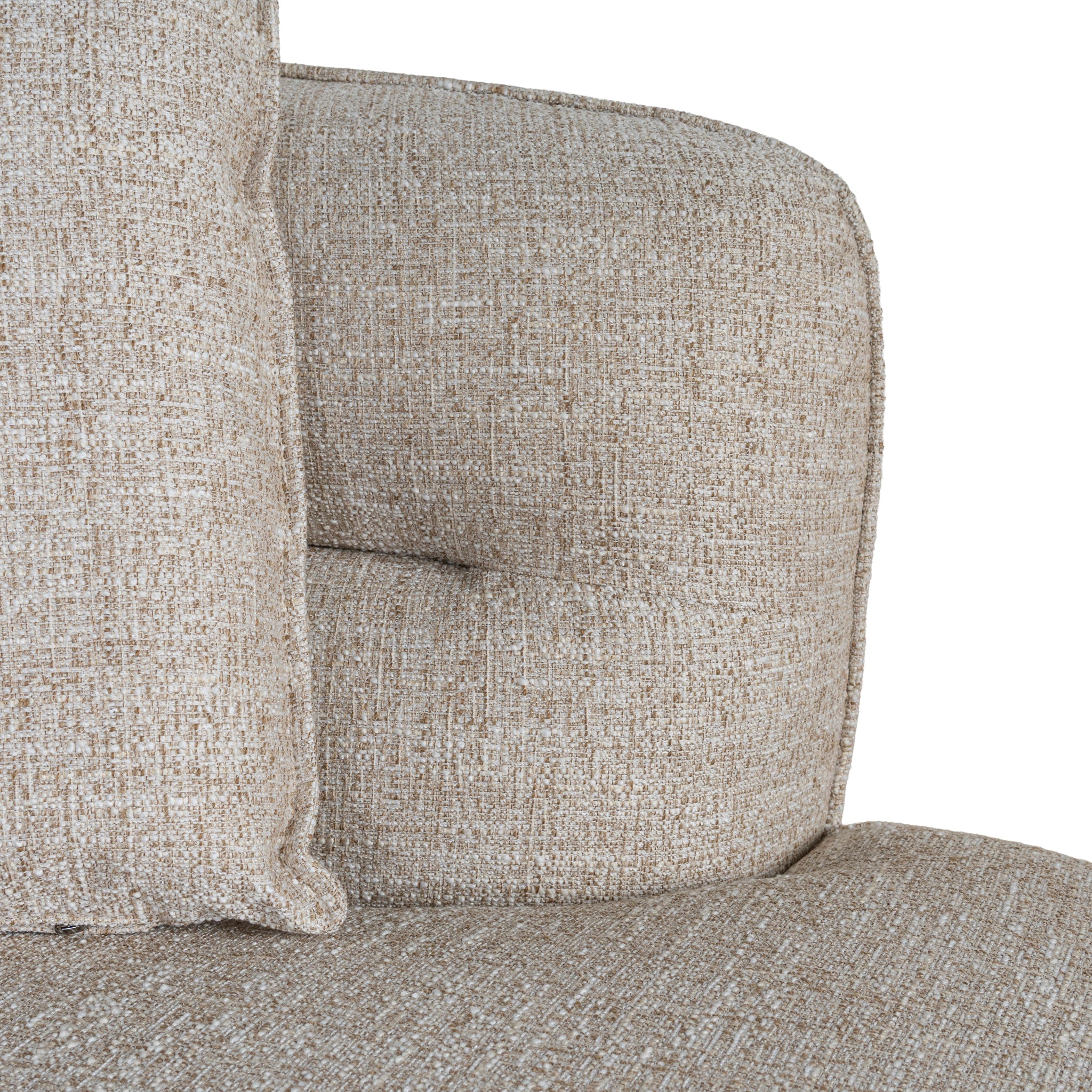 Rowe Right Chaise Sofa - Pale Beige - Image 12
