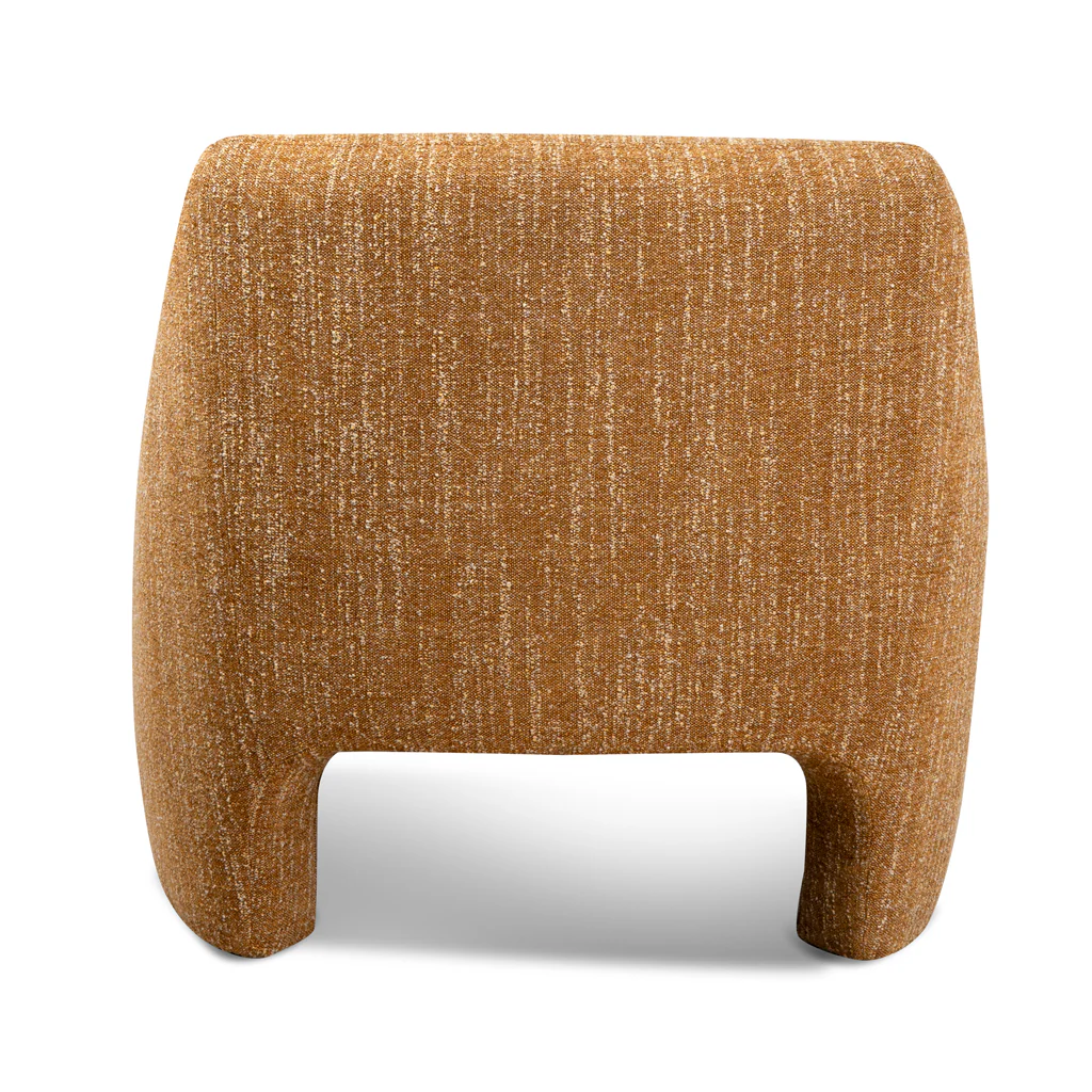 Rubin Fabric Armchair - Ginger Brown - Image 5