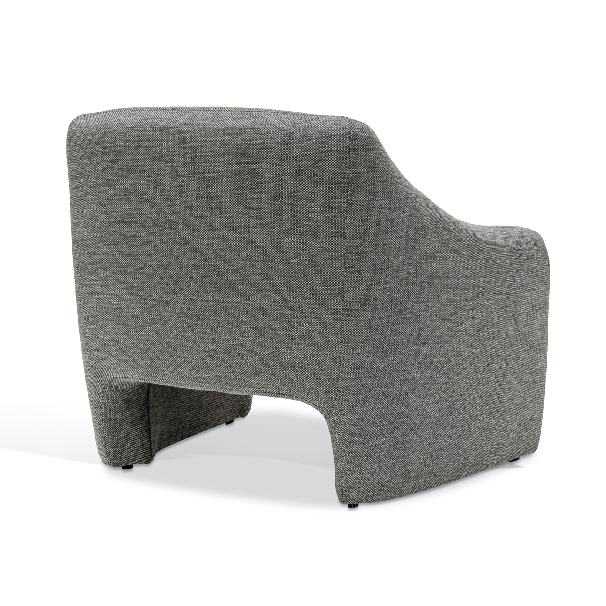Rubin Fabric Armchair - Graphite Grey - Image 5
