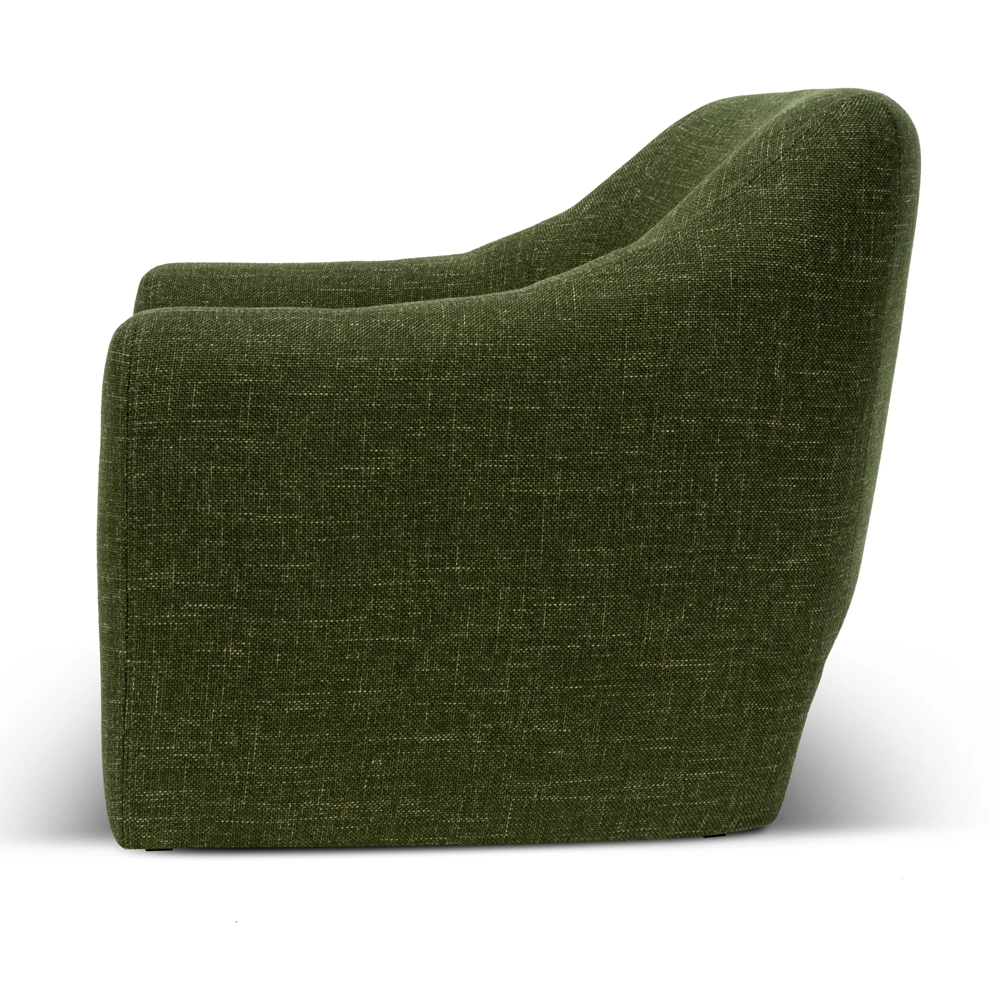 Rubin Fabric Armchair - Khaki Green - Image 6