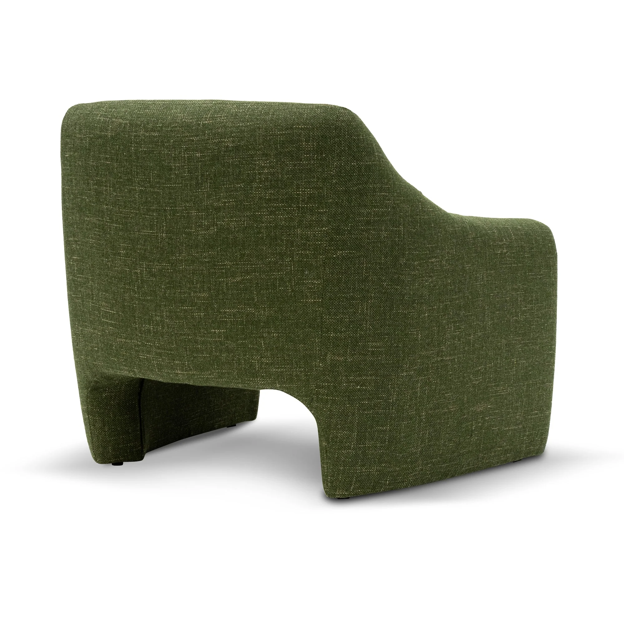 Rubin Fabric Armchair - Khaki Green - Image 8