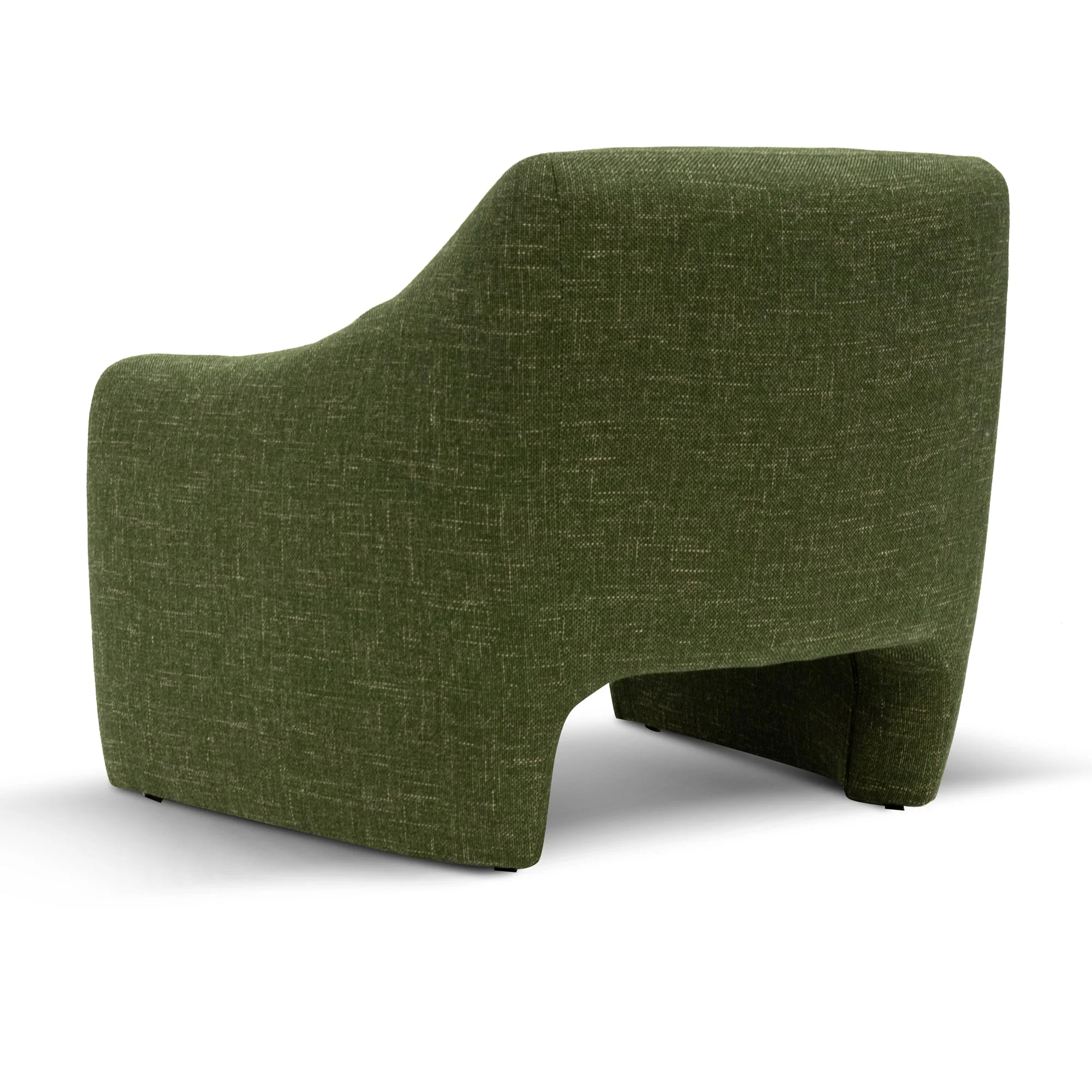 Rubin Fabric Armchair - Khaki Green - Image 9