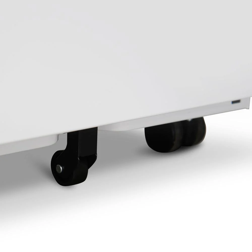 Russel 3 Drawers Mobile Pedestal - White - Image 10