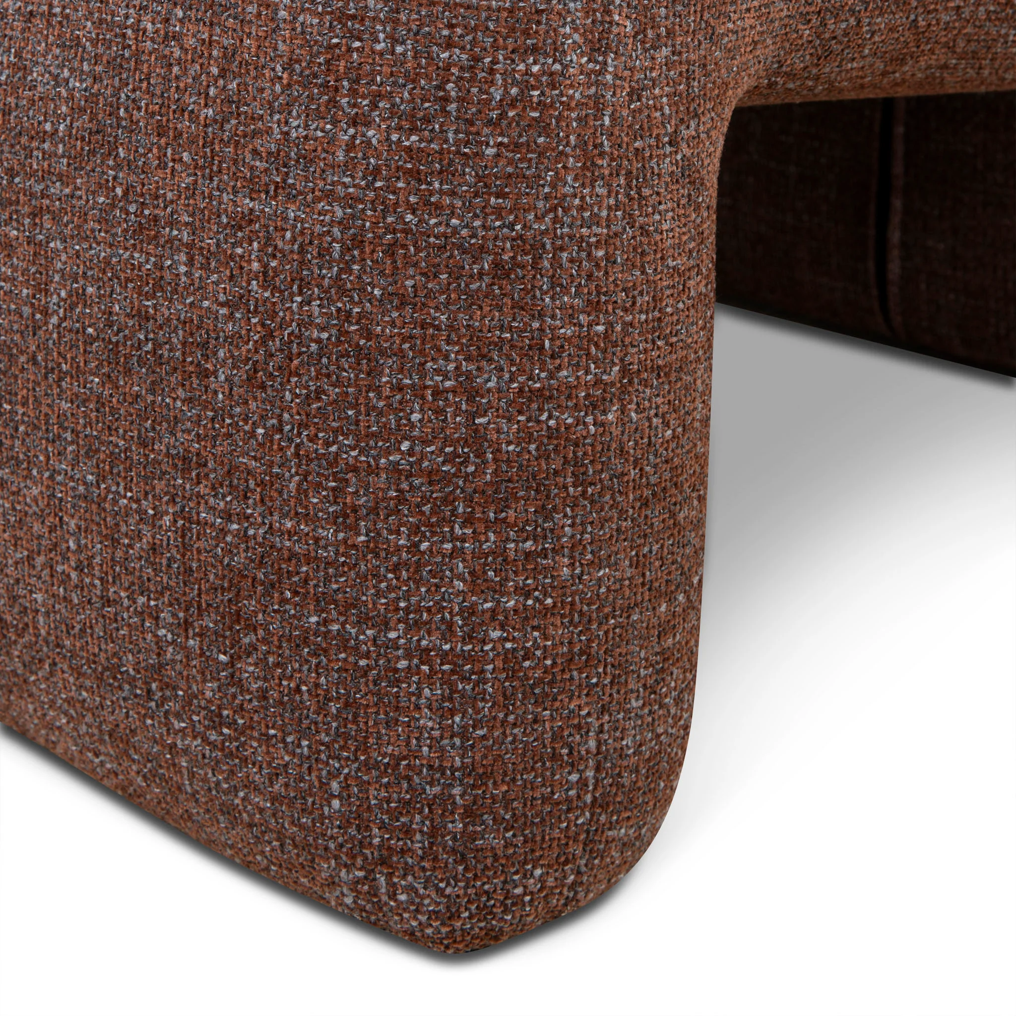 Saini Fabric Lounge Chair - Moss Brown - Image 8