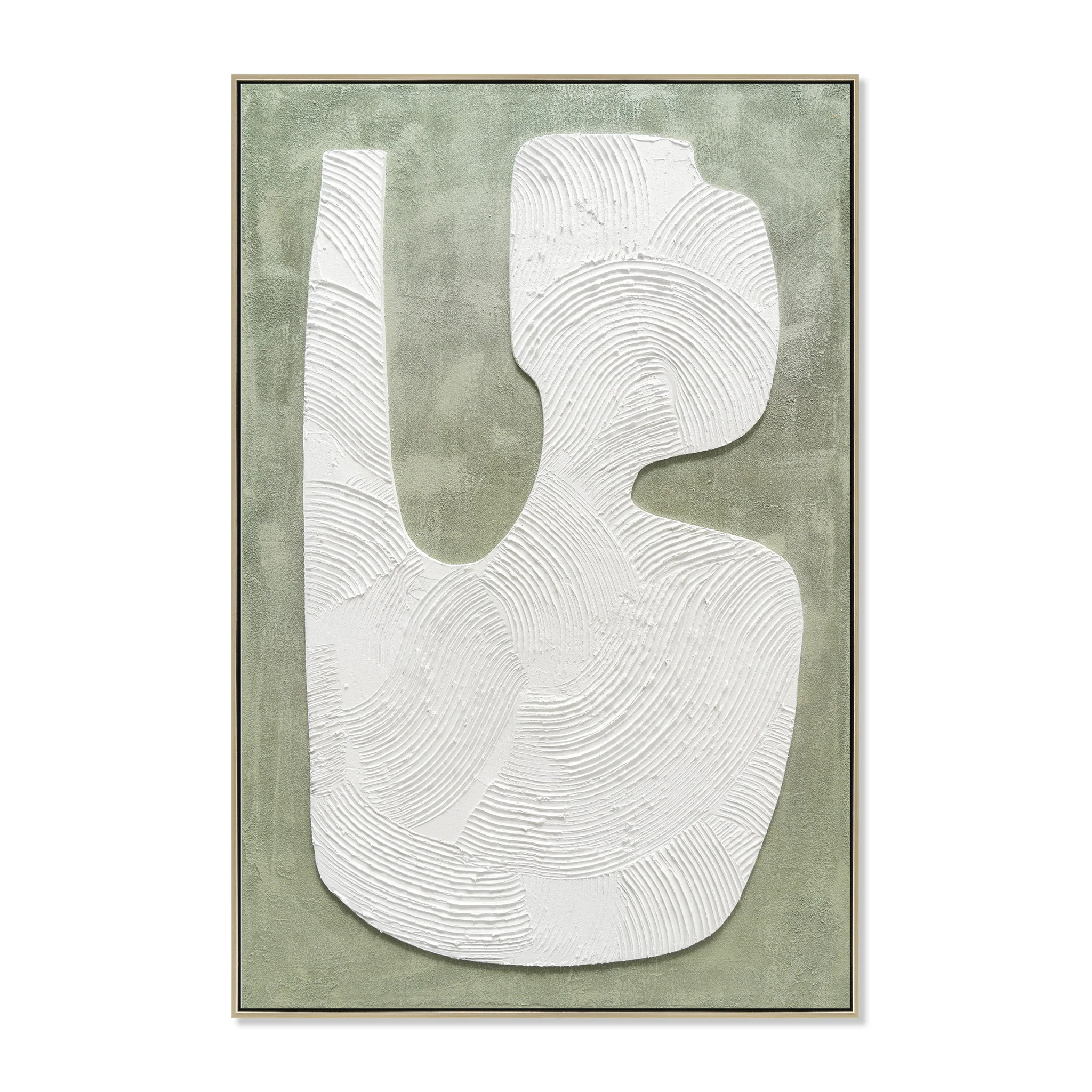 Sano 80 x 120cm Framed Canvas - Natural