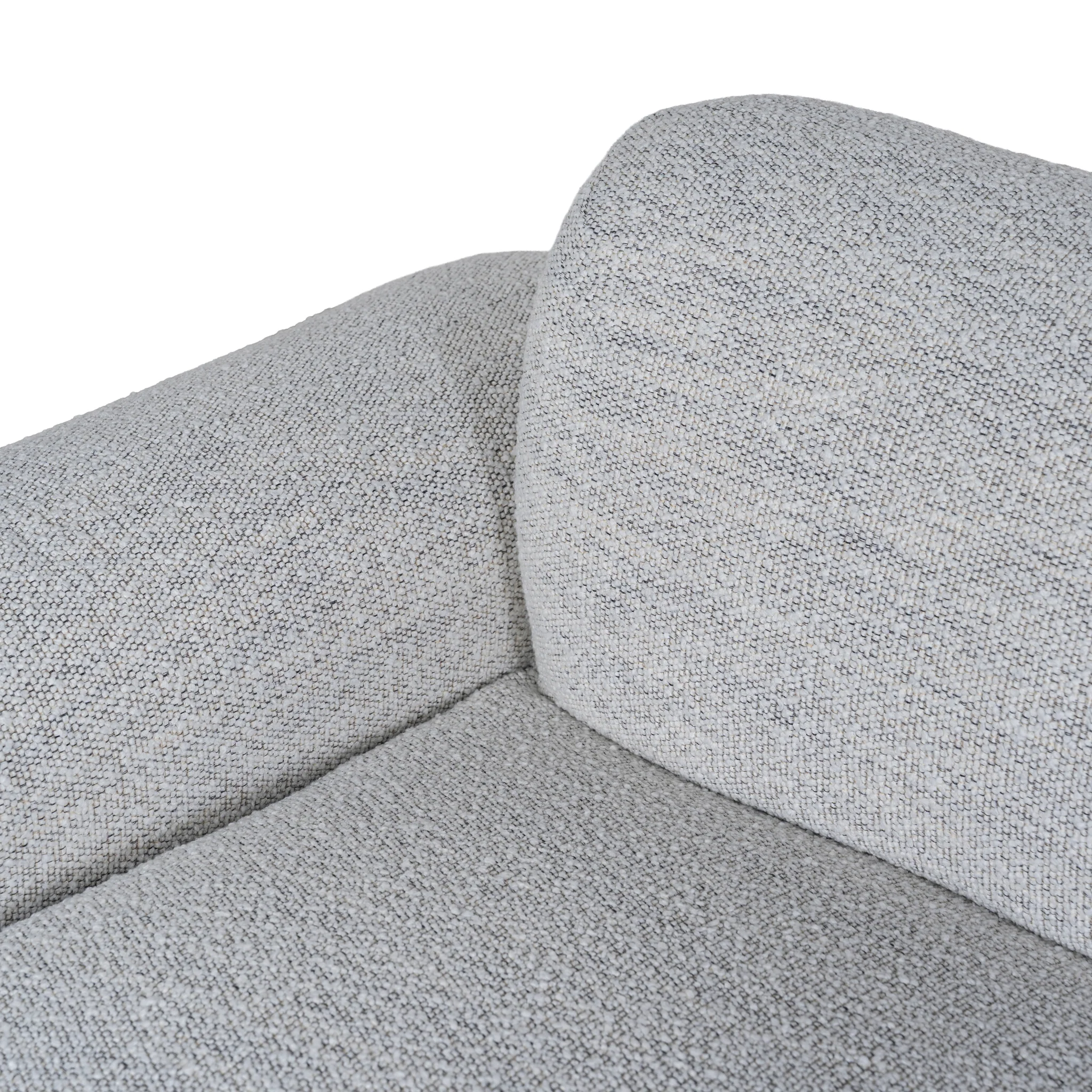 Santorini 4 Seater Sofa - Fog Grey - Image 15