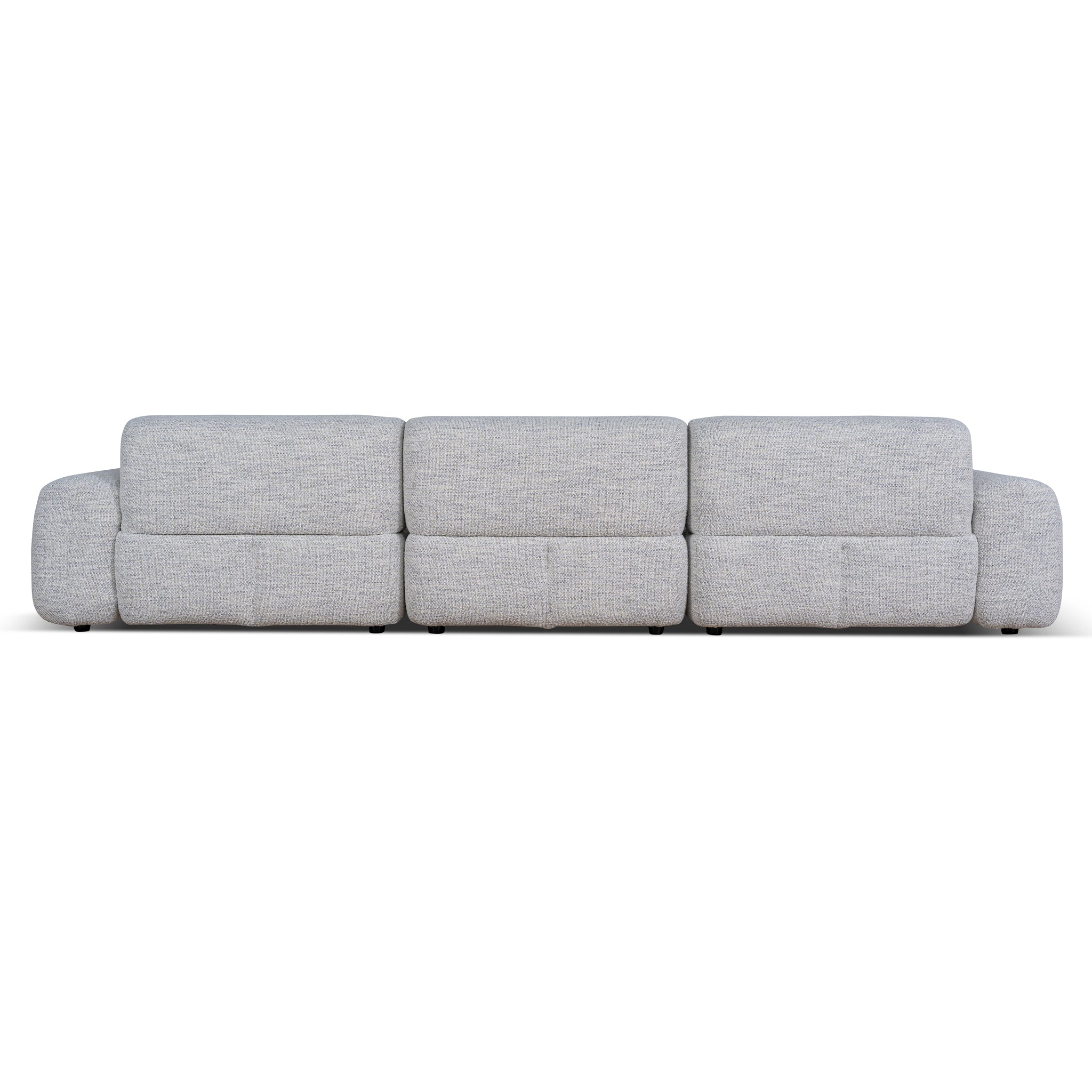Santorini 4 Seater Sofa - Fog Grey - Image 3