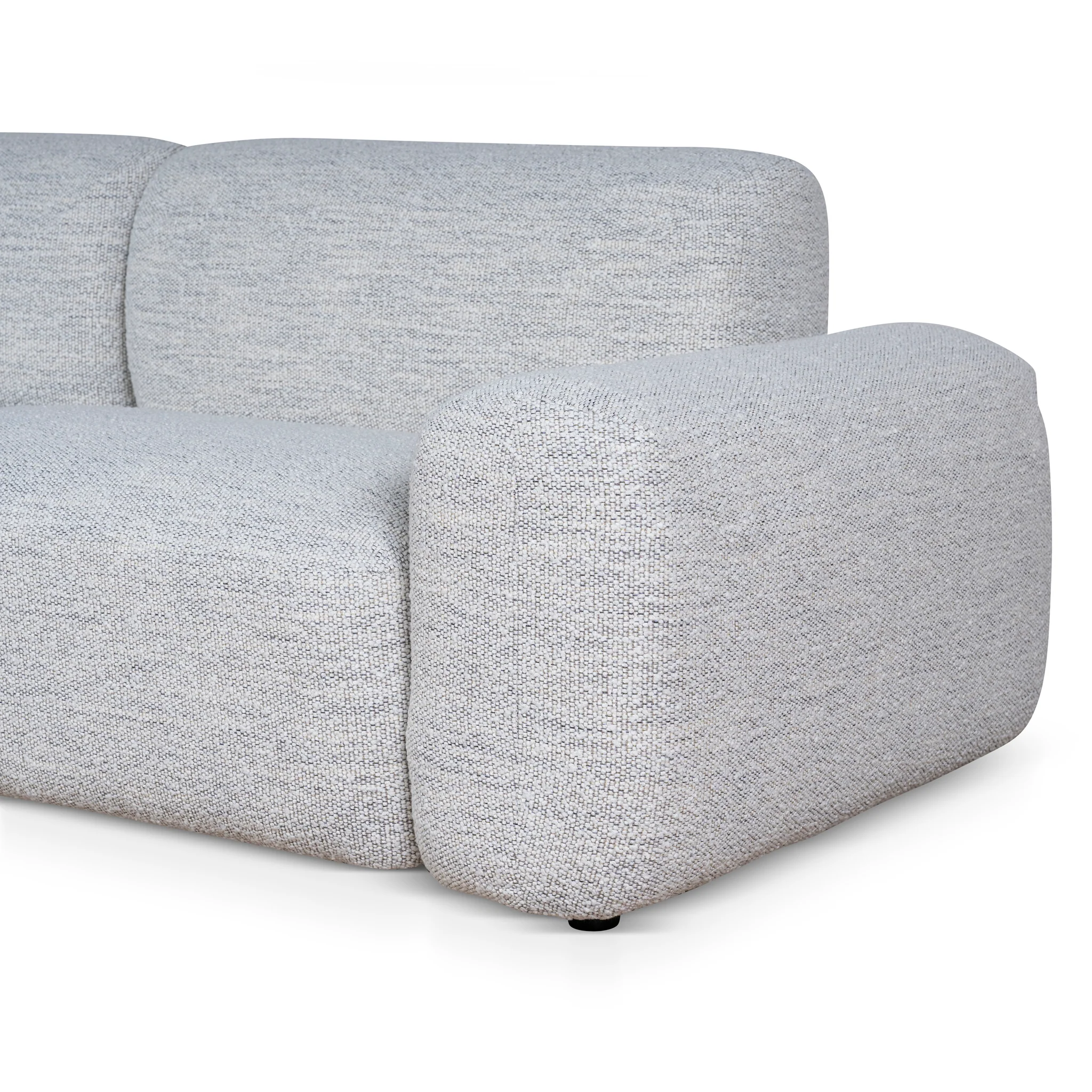 Santorini 4 Seater Sofa - Fog Grey - Image 6
