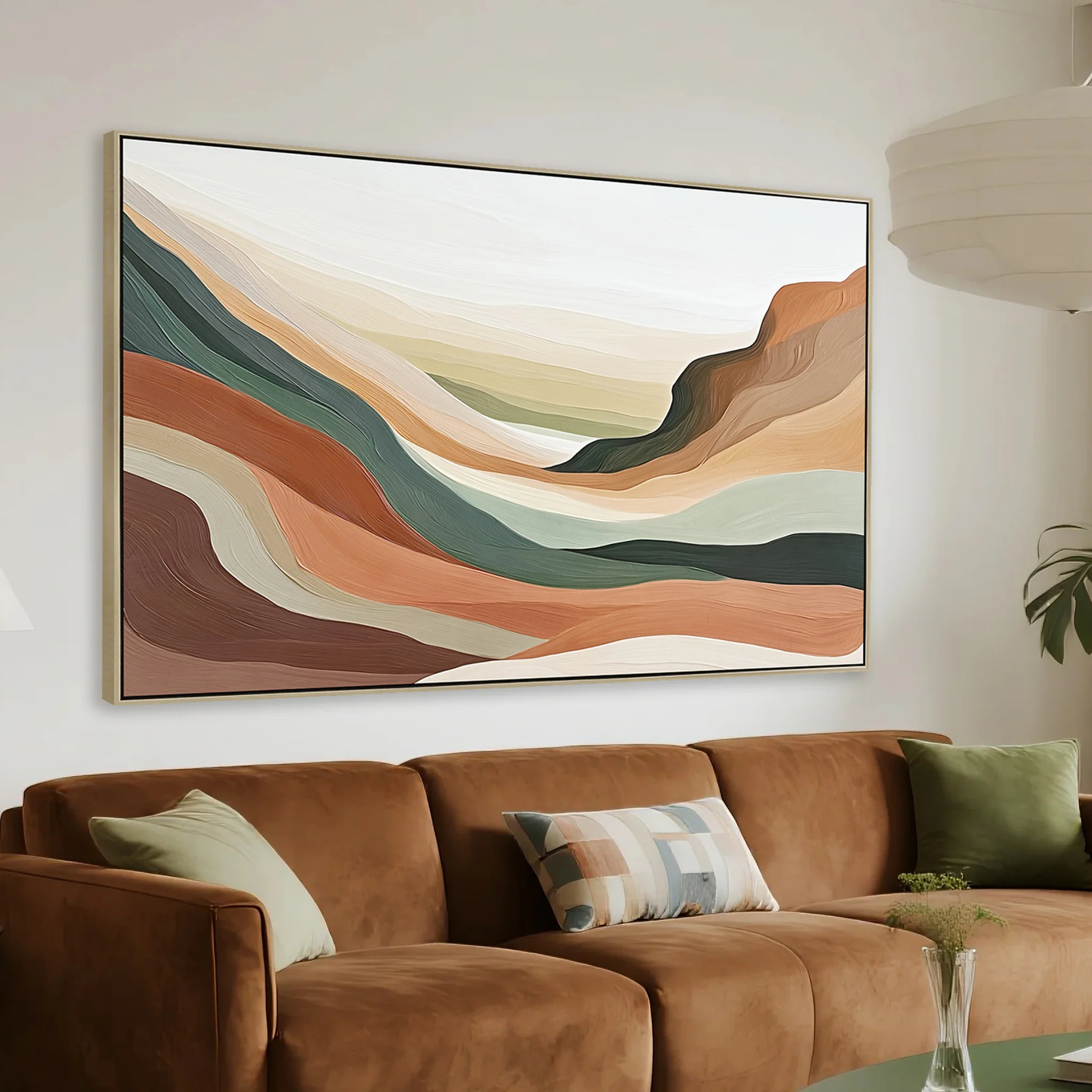 Savanna Drift 120 x 80cm Framed Canvas - Natural - Image 3