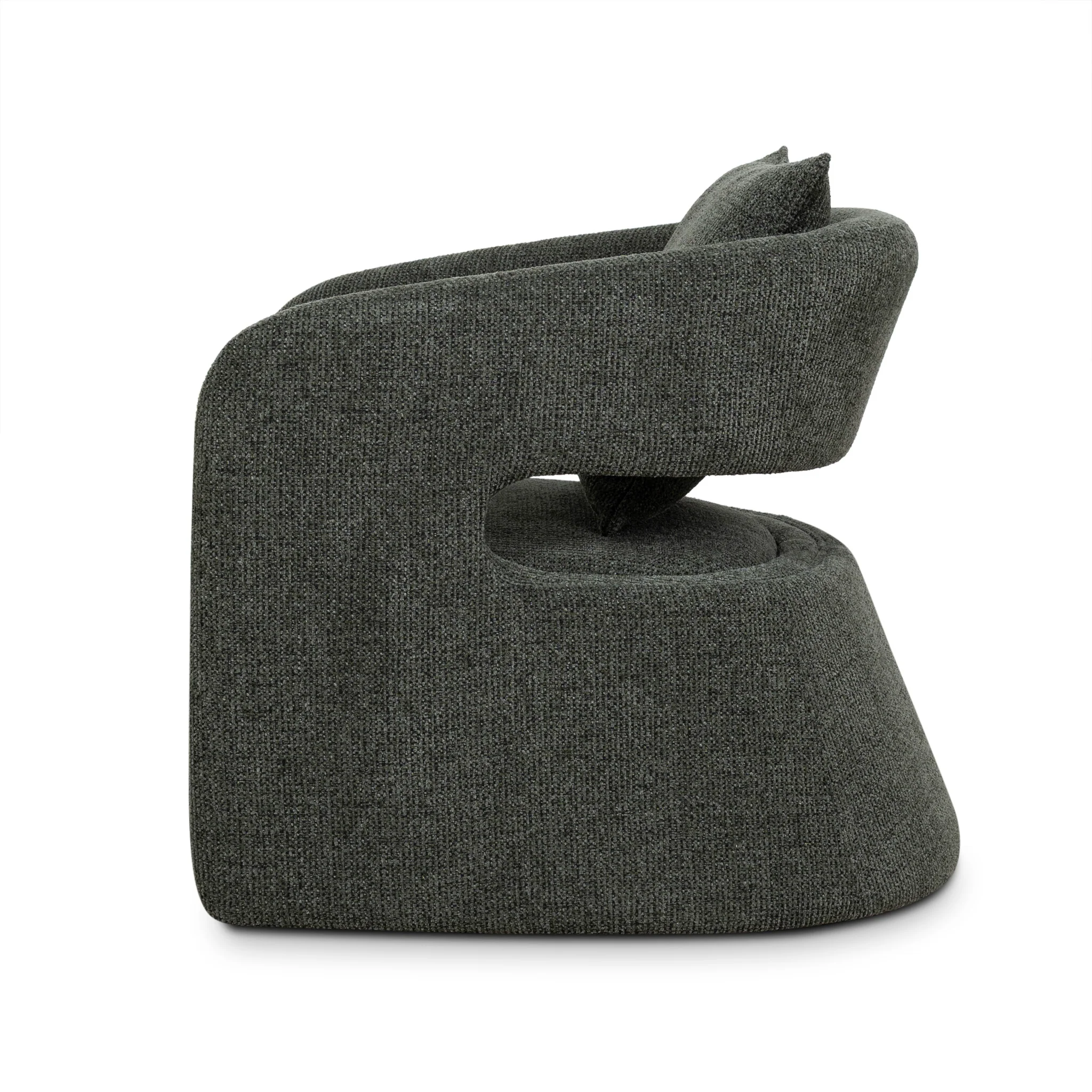 Seam Armchair - Coral Dark Green - Image 6
