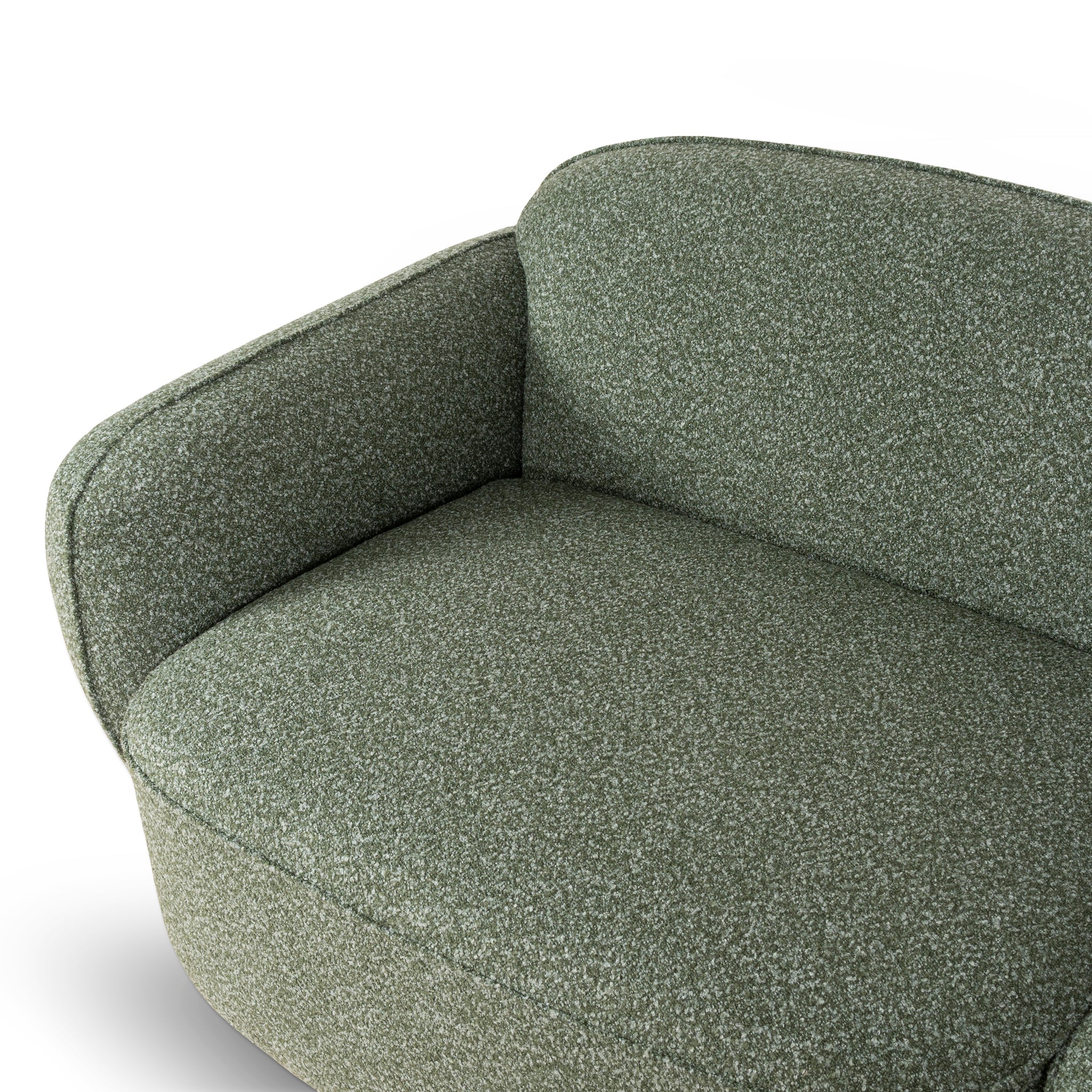 Serenity 3 Seater Right Chaise Sofa - Amazon Green - Image 11