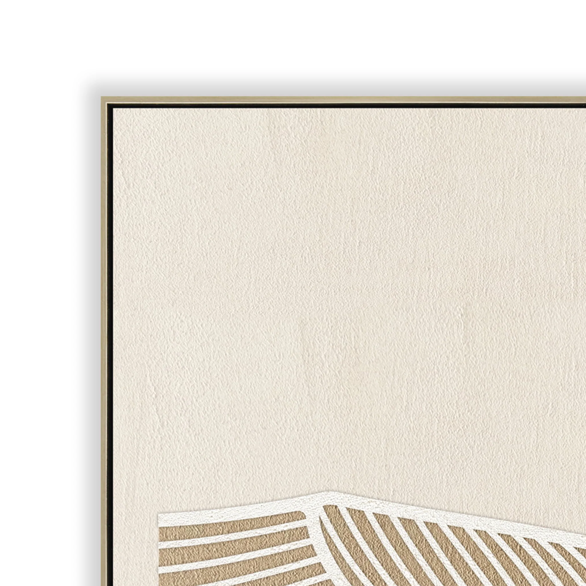 Serra Beige 80 x 120cm Framed Canvas - Natural - Image 2