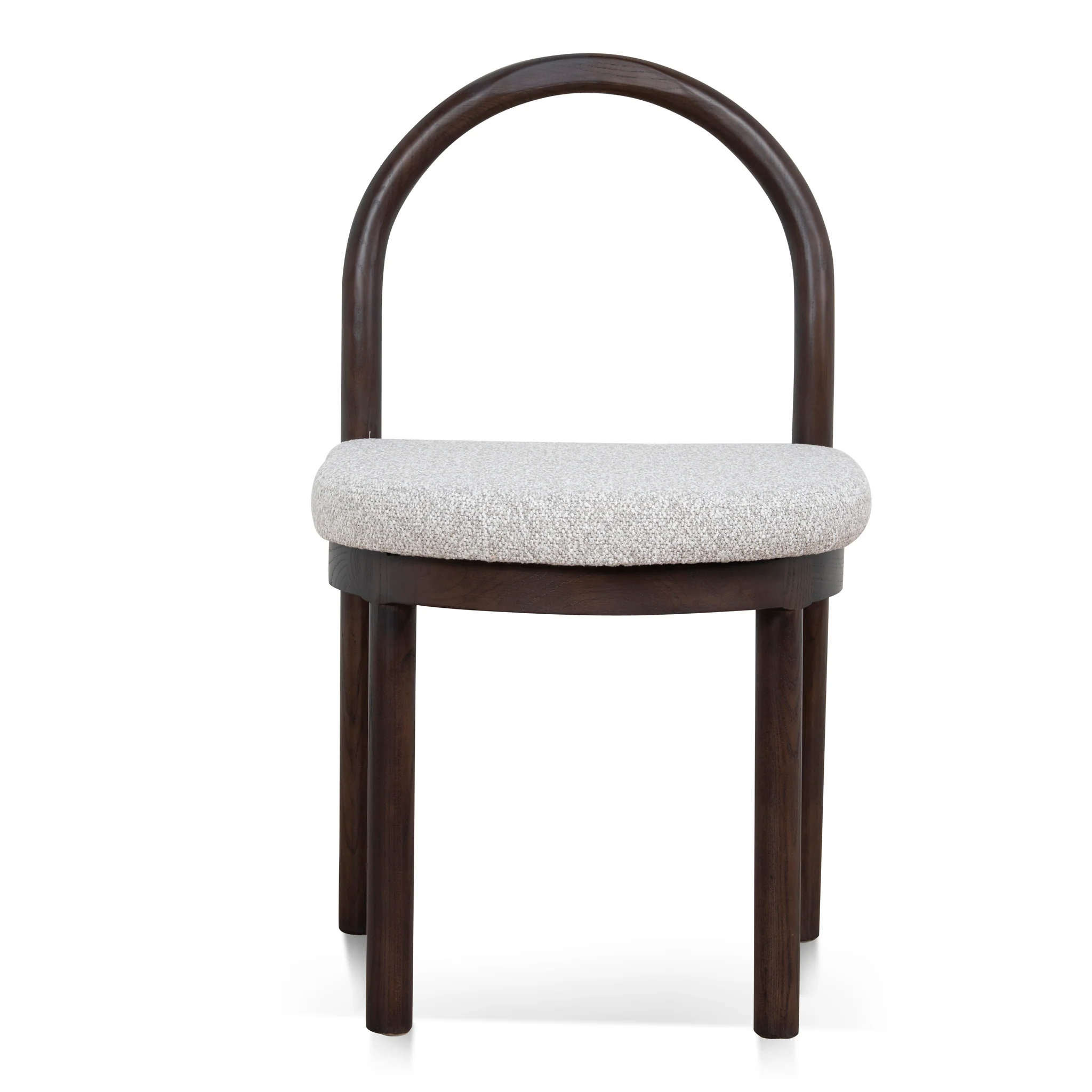 Set of 2 - Adir Brown Dining Chair - Clay Grey - Image 2