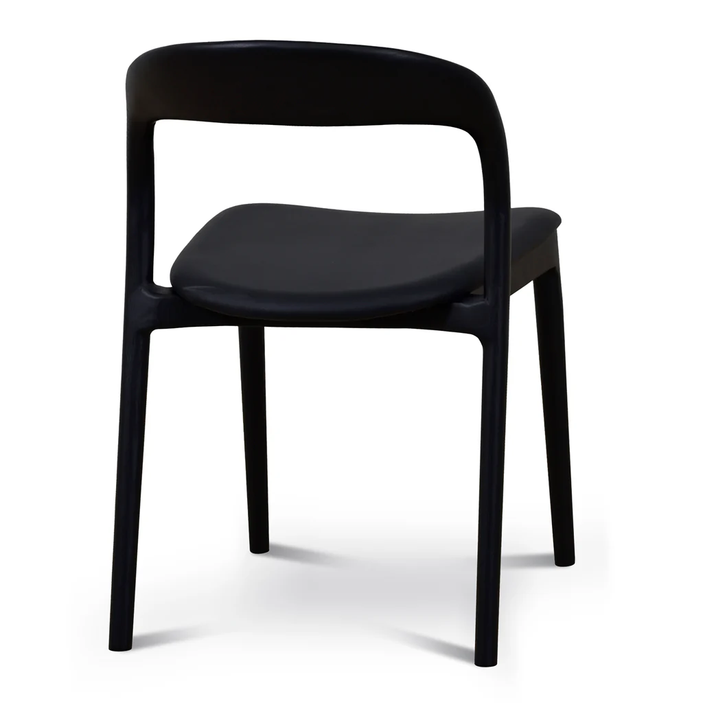 Set of 2 - Caspar Dining Chair - Full Black - Image 6
