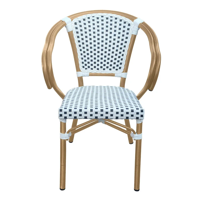 Set of 2 - Dalmatian Indoor / Outdoor Armchair - Black & White - Image 3