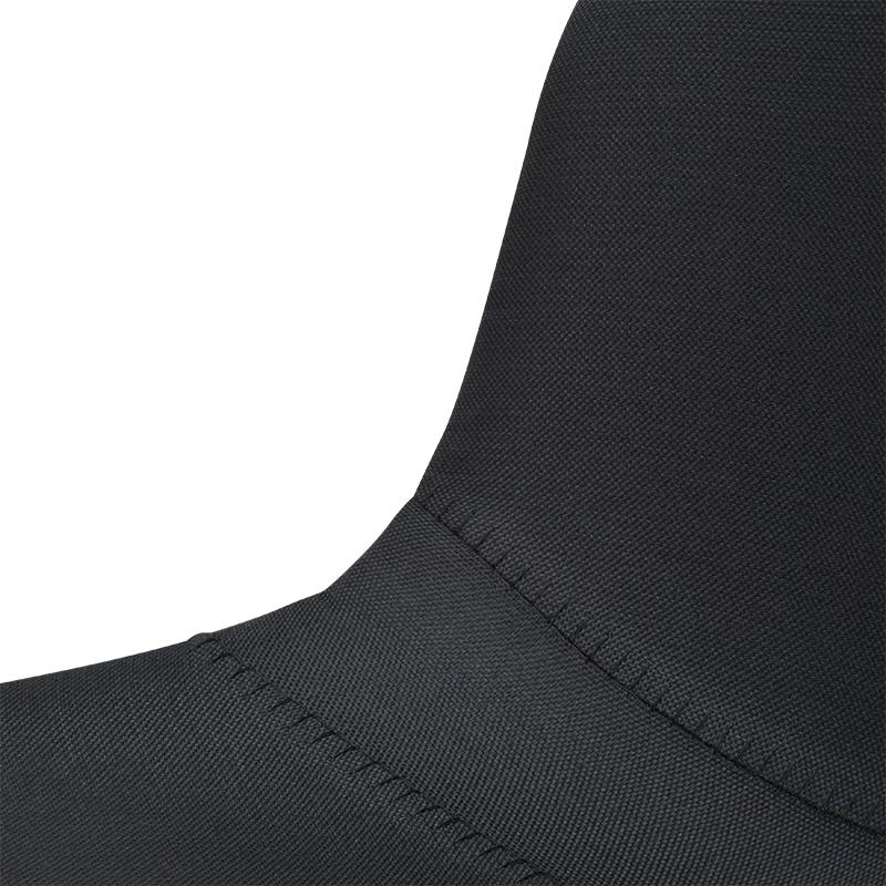 Set Of 2 - Duke 80cm Fabric Bar Stool in Black - Image 6