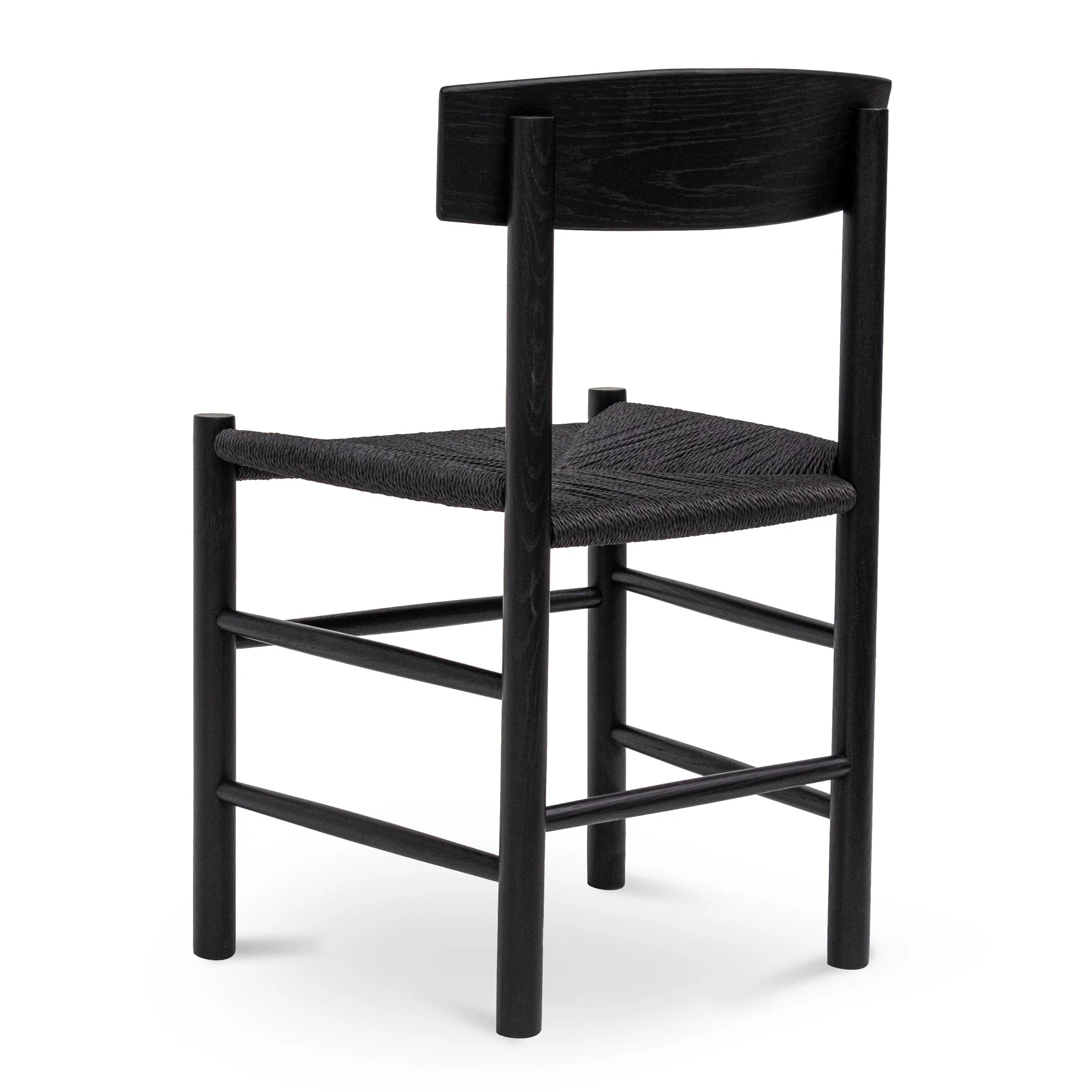 Set of 2 - Erika Rattan Dining Chair - Full Black - Image 9